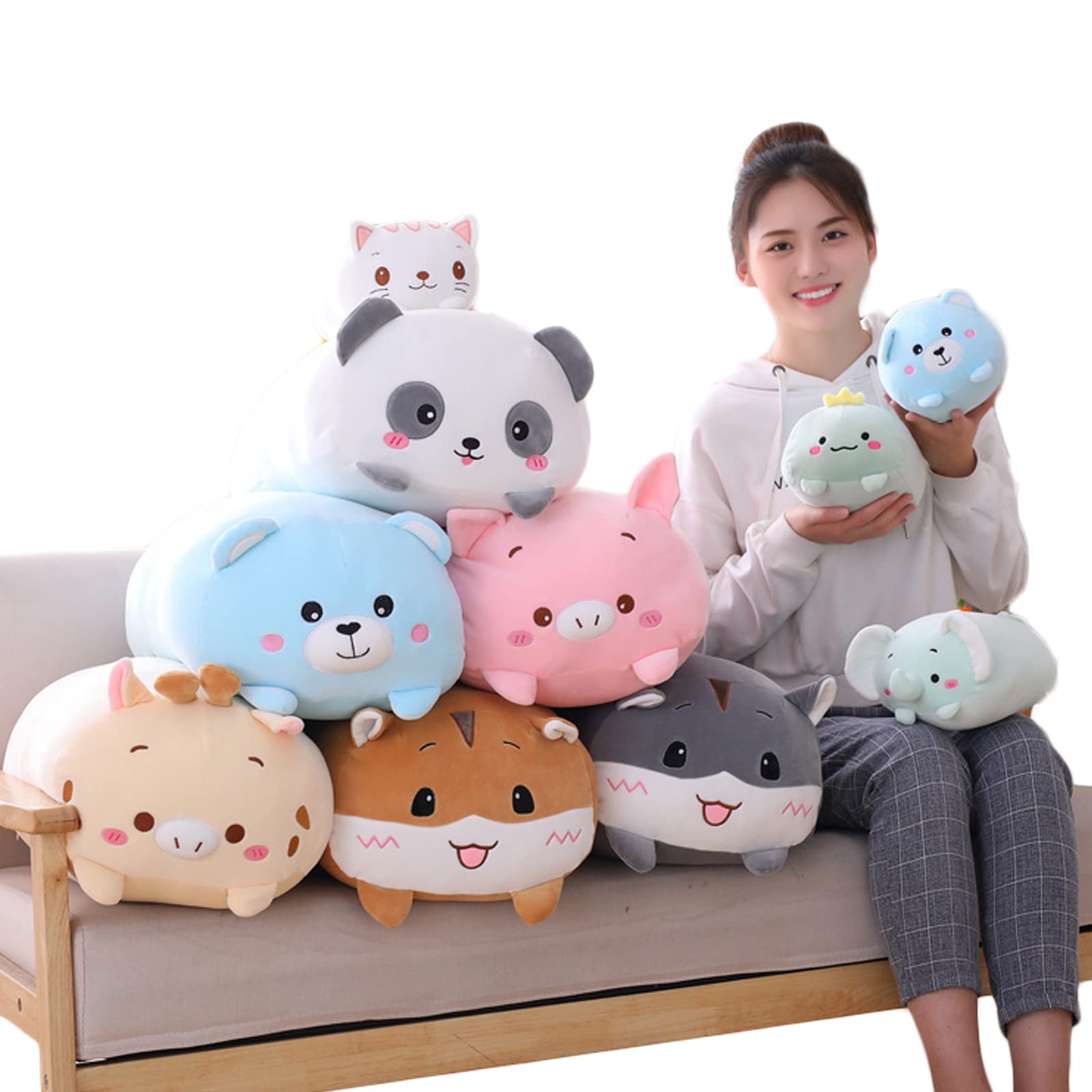Soft Bear Plush Pillow - 33.5