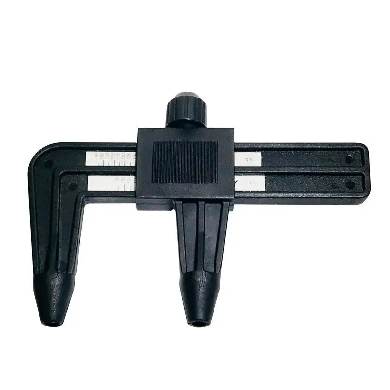 AME 51550 Universal Wheel Bolt Pattern Measuring Tool - 5 Lug 4/5/6/8 Lug Nut Gauge for Car, Truck & SUV Wheels - Easy to Use Wheel Bolt Circle Template for Accurate Measurements (Garage, Auto Shop, DIY)