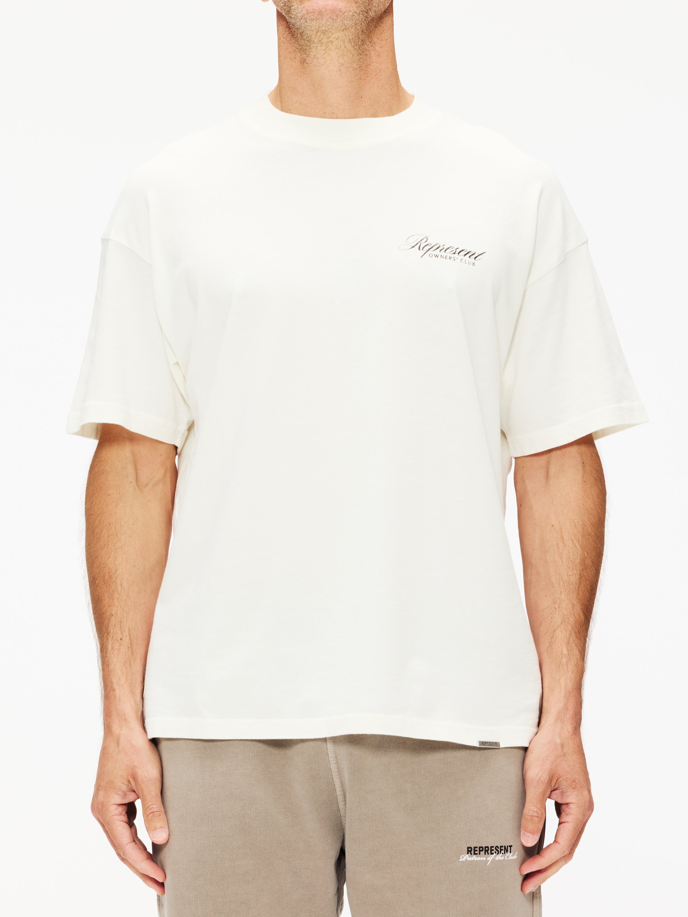Represent Owners Club Script T-Shirt - Stylish Graphic Tee for Men & Women - Perfect for Casual Wear, Street Fashion & Everyday Outfits
