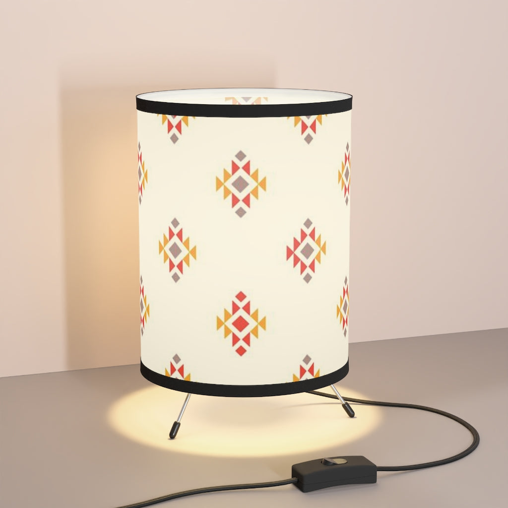 Sedona Horizon Tripod Table Lamp with High-Resolution Printed Shade - Perfect for Living Room, Bedroom, and Office Decor