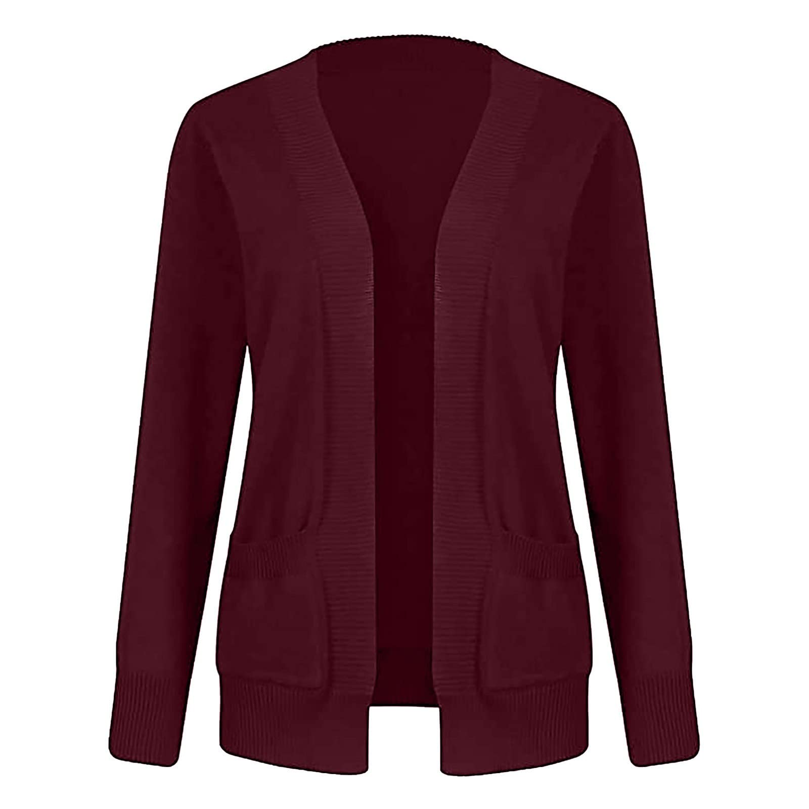 Women's Cable Knit Cardigan Sweater - Soft Waffle Knit Open Front Coat, Ladies Long Kimono Tunic Top with Shawl Collar | Perfect for Fall Layering, Office Wear & Casual Outfits