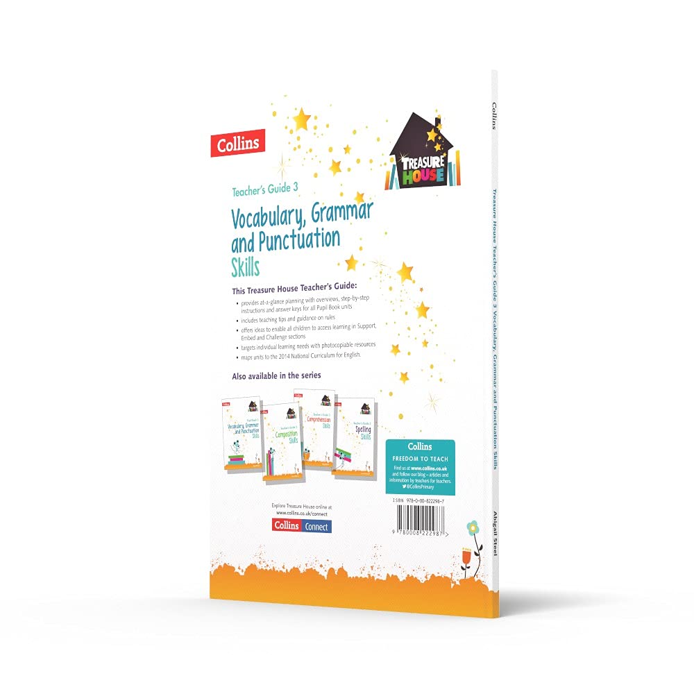 Treasure House - Vocabulary, Grammar & Punctuation Teacher Guide for Grade 3 | English Language Arts Teaching Resource | Classroom Instruction & Homeschool Learning