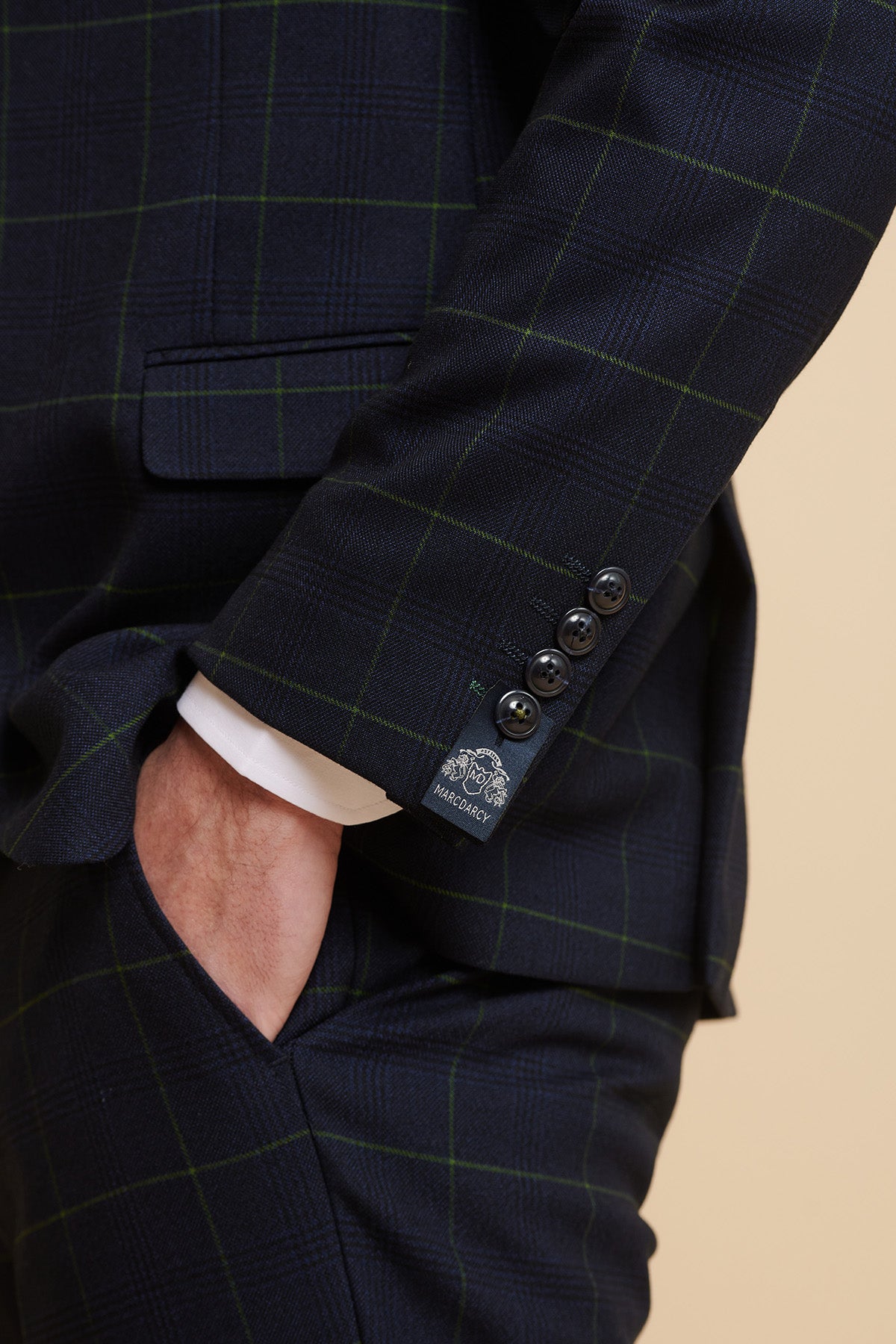 Everton FC Beto Navy Green Check Two-Piece Suit | Official Licensed Football Outfit for Matchday, Parties & Cosplay