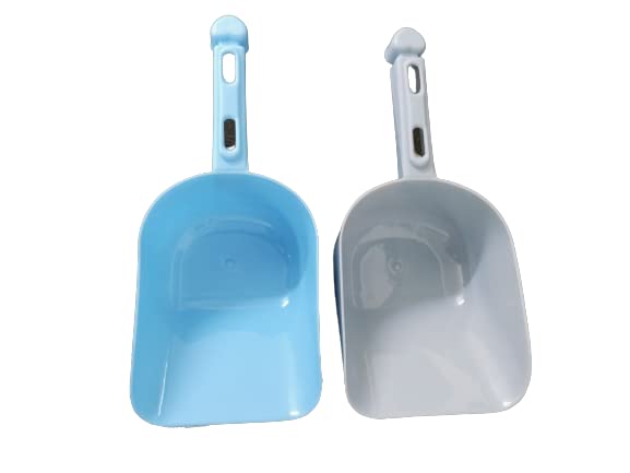CSM Multipurpose Plastic Scoop Set - 4 Pack for Grain, Flour, Sugar, Coffee, Spices | Durable Kitchen Measuring Scoops for Baking, Cooking & Food Storage | BPA-Free Plastic Scoops with Ergonomic Handle