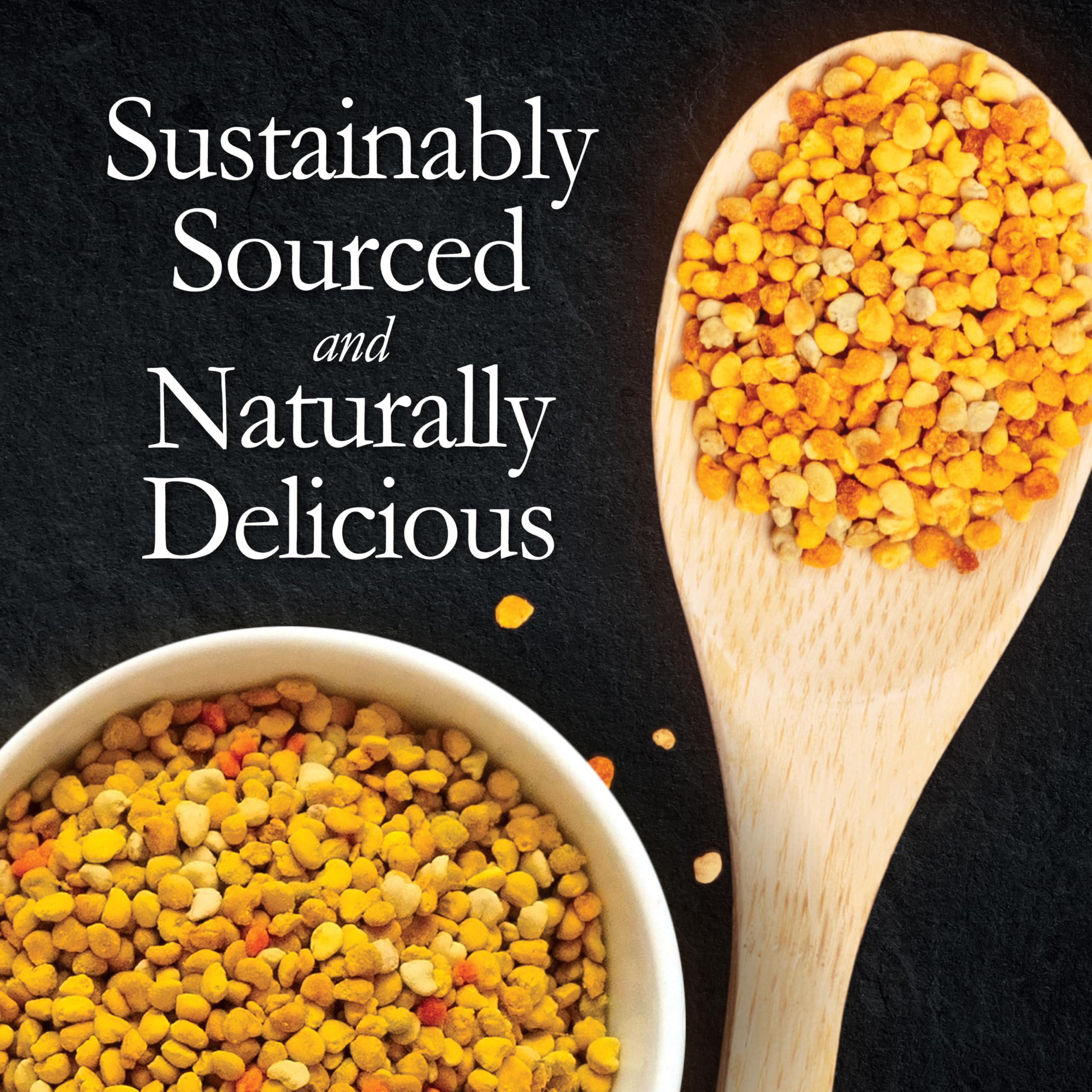Dutchman's Gold Bee Pollen Granules (250g) - 100% Pure Dried Pollen Superfood - Rich in Vitamins, Minerals & Protein - Raw Unprocessed Natural Supplement - Boost Energy & Immunity - Perfect for Smoothies, Yogurt & Healthy Snacks