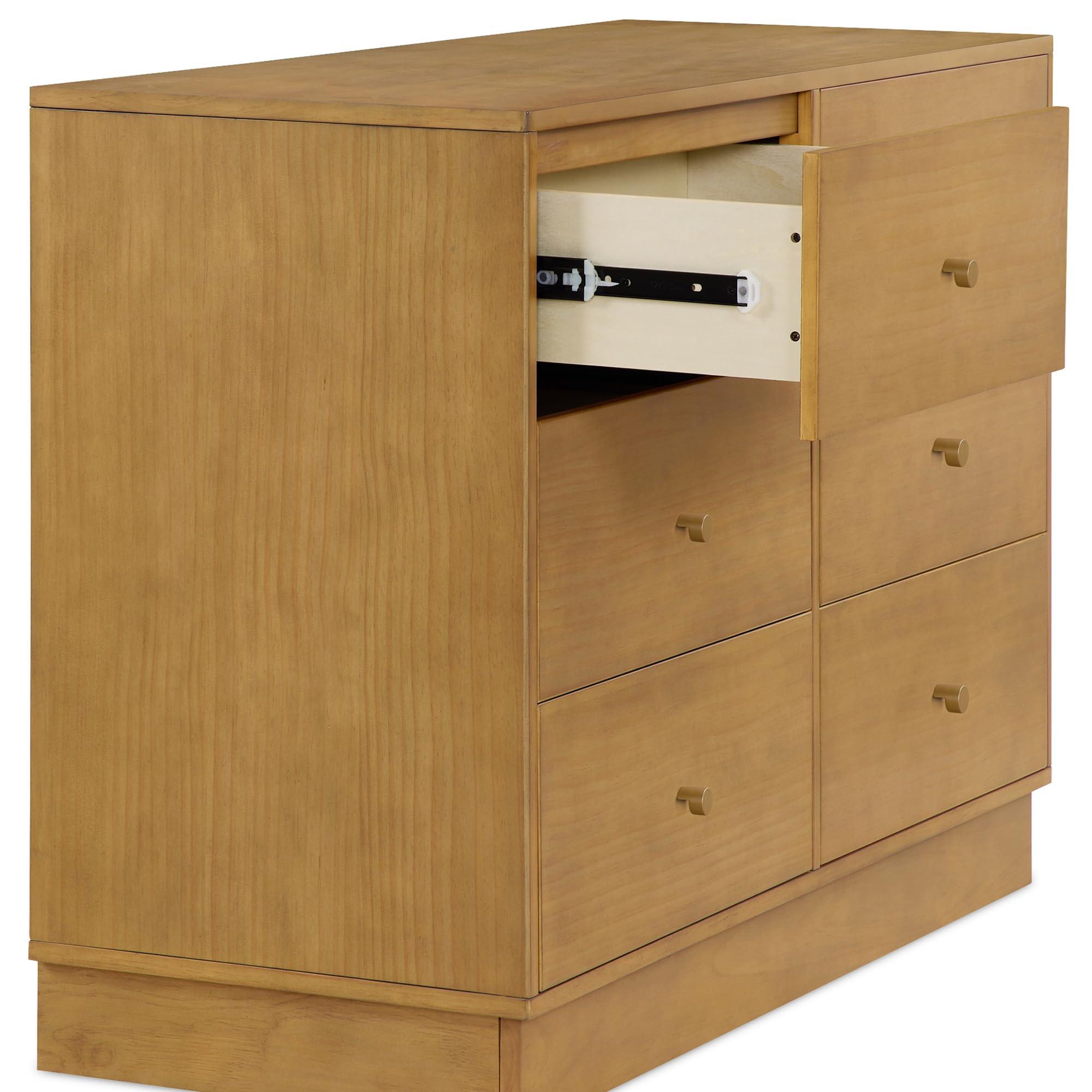 Delta Children James 6-Drawer Dresser with Interlocking Drawers - Sturdy Kids Bedroom Storage for Clothes & Toys
