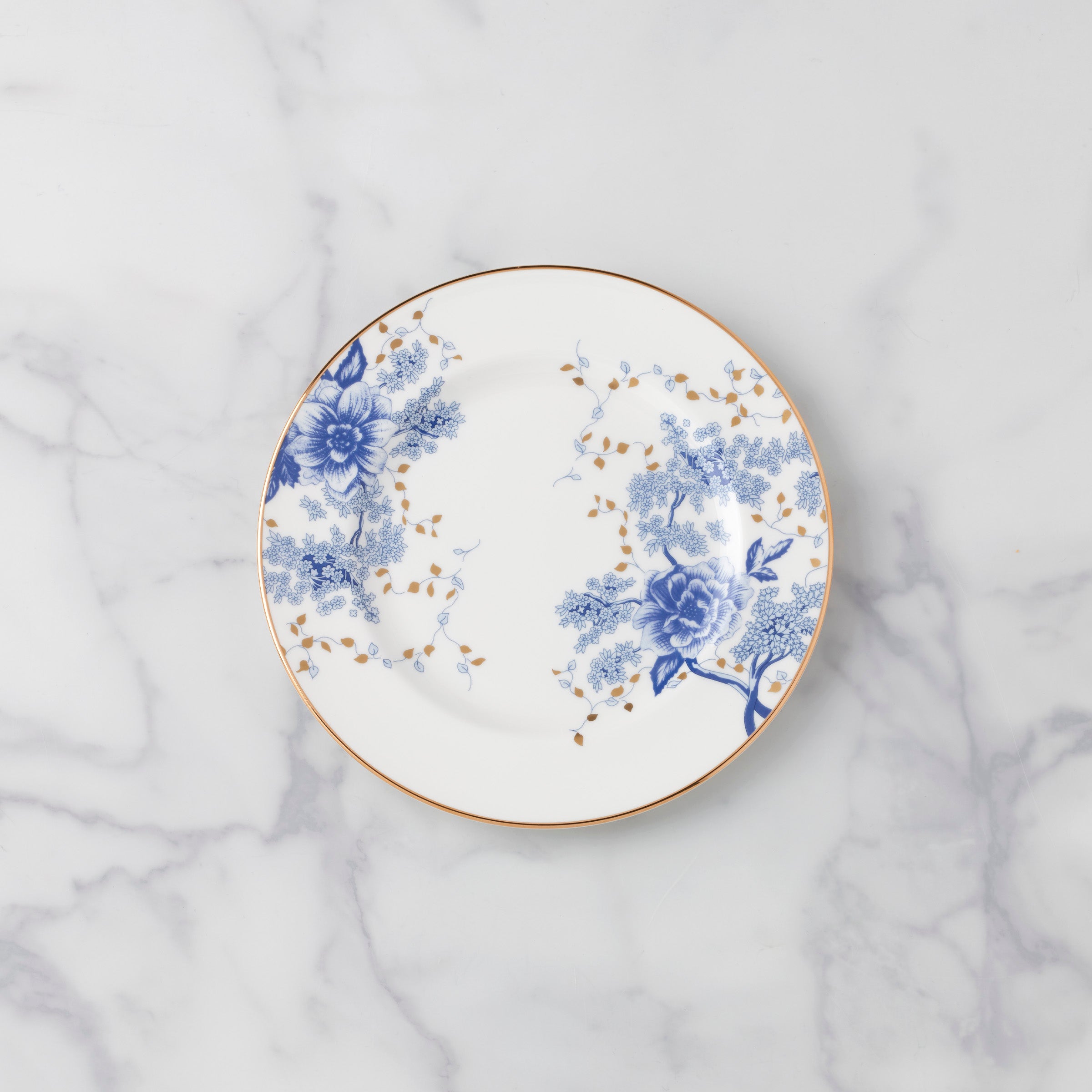 Premium Garden Grove Salad Plate Set - Elegant Porcelain Dinner Plates for Salads, Appetizers & Desserts - Perfect for Home Dining, Parties & Restaurant Use