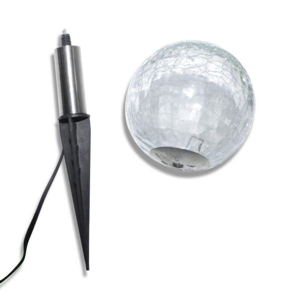 Solar Powered 3 LED Outdoor Garden Lights with Spike Anchors - Waterproof Solar Panel for Pathway, Yard, Patio, and Landscape Decoration