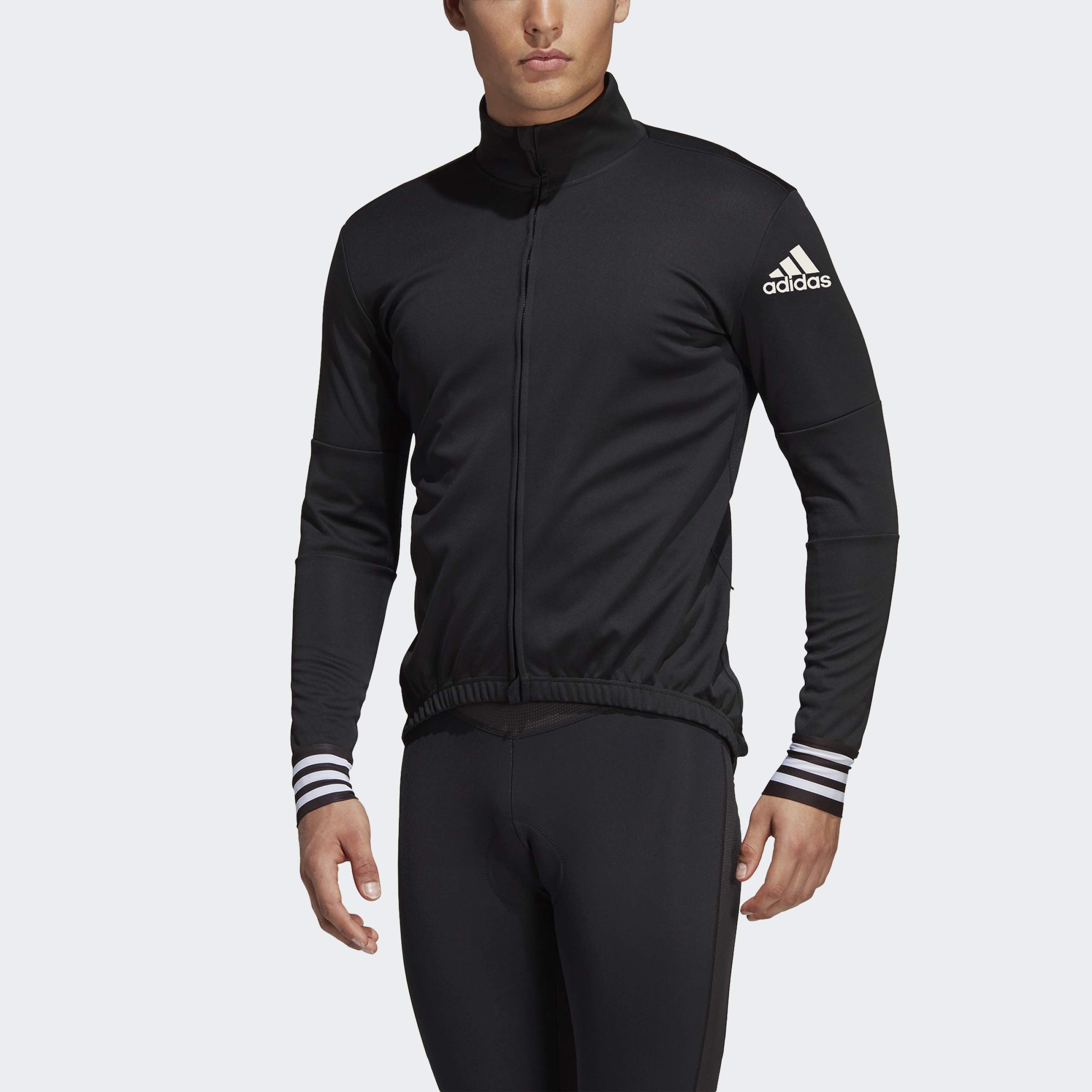 Adidas Men's Adistar Winter Running Jersey - Thermal Performance Top for Cold Weather Training & Outdoor Sports