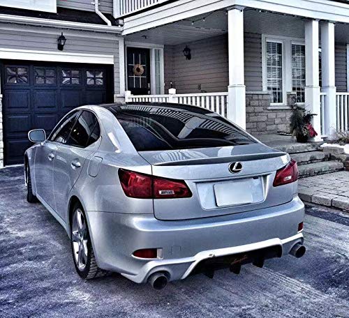 DMR Style Rear Bumper Lip Diffuser for 2006-2013 Lexus IS250 IS350 - High Quality PU Material - Enhance Aerodynamics & Sporty Look - Perfect for Car Enthusiasts & Street Racing