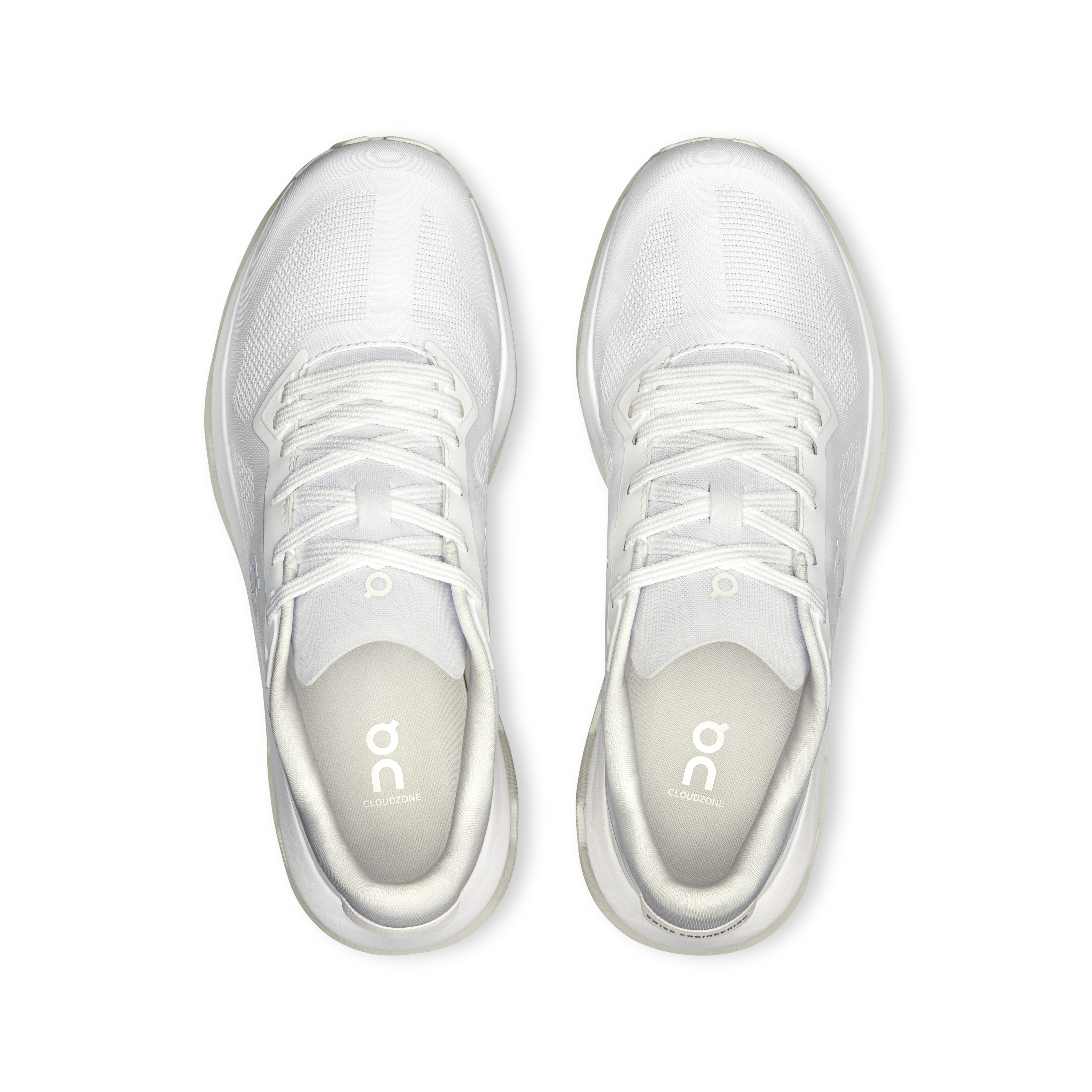 On Running Women's Cloudzone Running Shoes - White/White | Lightweight & Cushioned for Road Running, Jogging & Gym Workouts