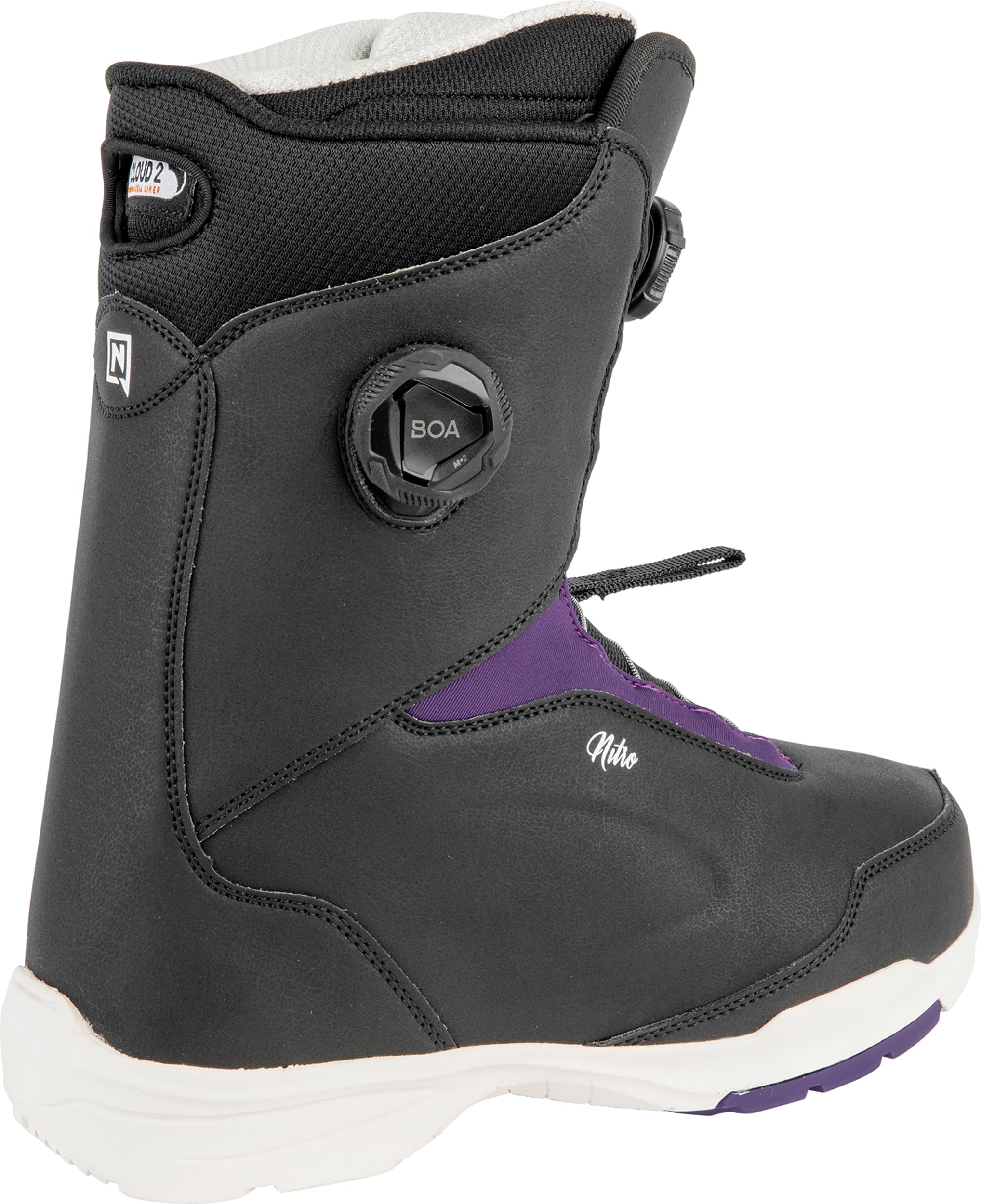 NITRO 2025 Scala Boa Women's Snowboard Boots - Lightweight & Comfortable for All-Mountain Riding | Perfect for Freestyle & Powder Snowboarding