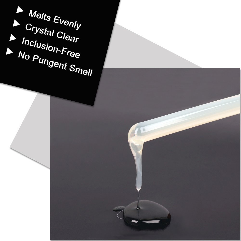 RJV Global 7mm Clear Hot Melt Glue Sticks for Glue Guns - 50 Pack (8 Inch Length) - Perfect for DIY Projects, Arts & Crafts, Home Repairs, and School Activities