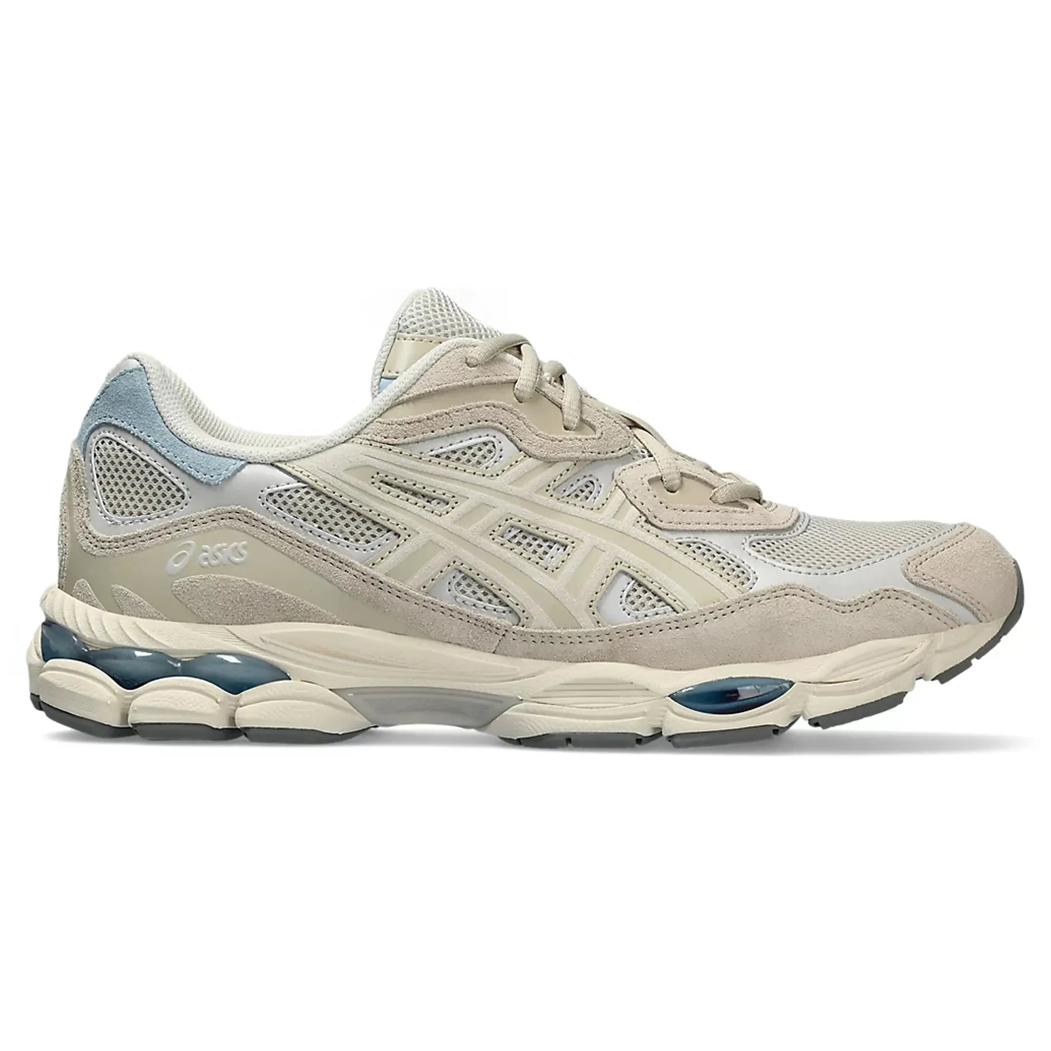 ASICS Gel-NYC Running Shoes for Women - Grey & Blue | Lightweight Cushioned Sneakers for Jogging, Gym & Everyday Wear