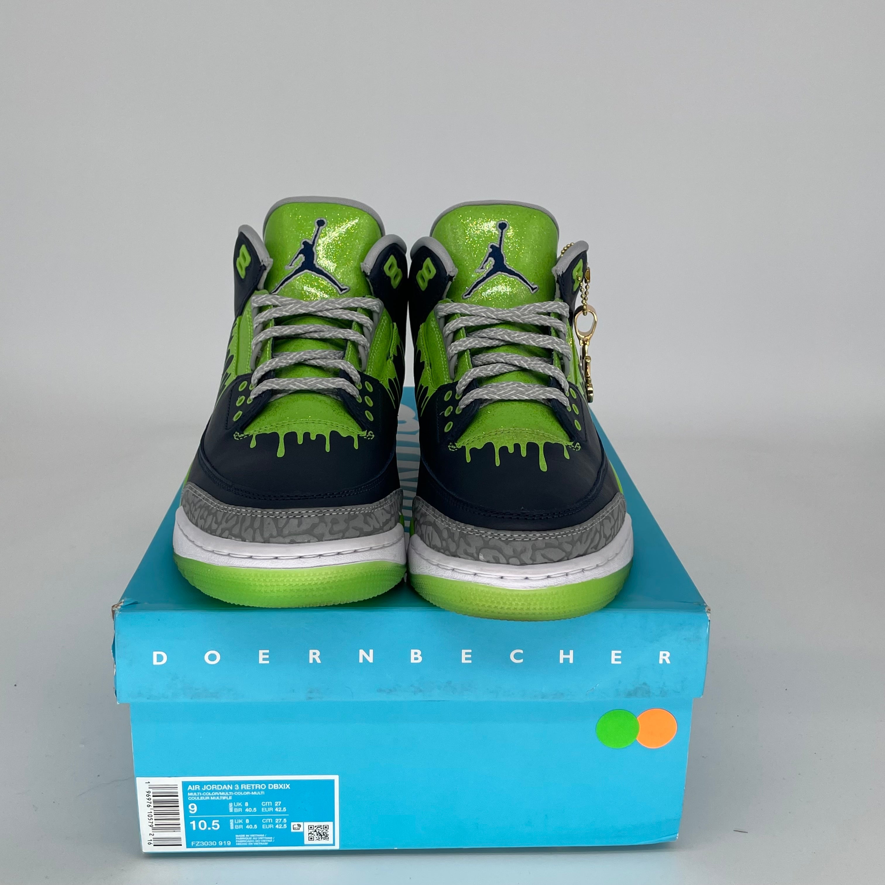 Original Title: AIR JORDAN 3 DOERNBECHER HUGO SIZE 9 FZ3030 919   Optimized Title: **Authentic Air Jordan 3 Doernbecher Hugo - Size 9 Men's Basketball Shoes (Style: FZ3030-919) - Limited Edition Sneakers for Collectors & Streetwear Fashion**    Usage Scenarios: **Perfect for Sneaker Collectors, Basketball Games, and Urban Street Style**