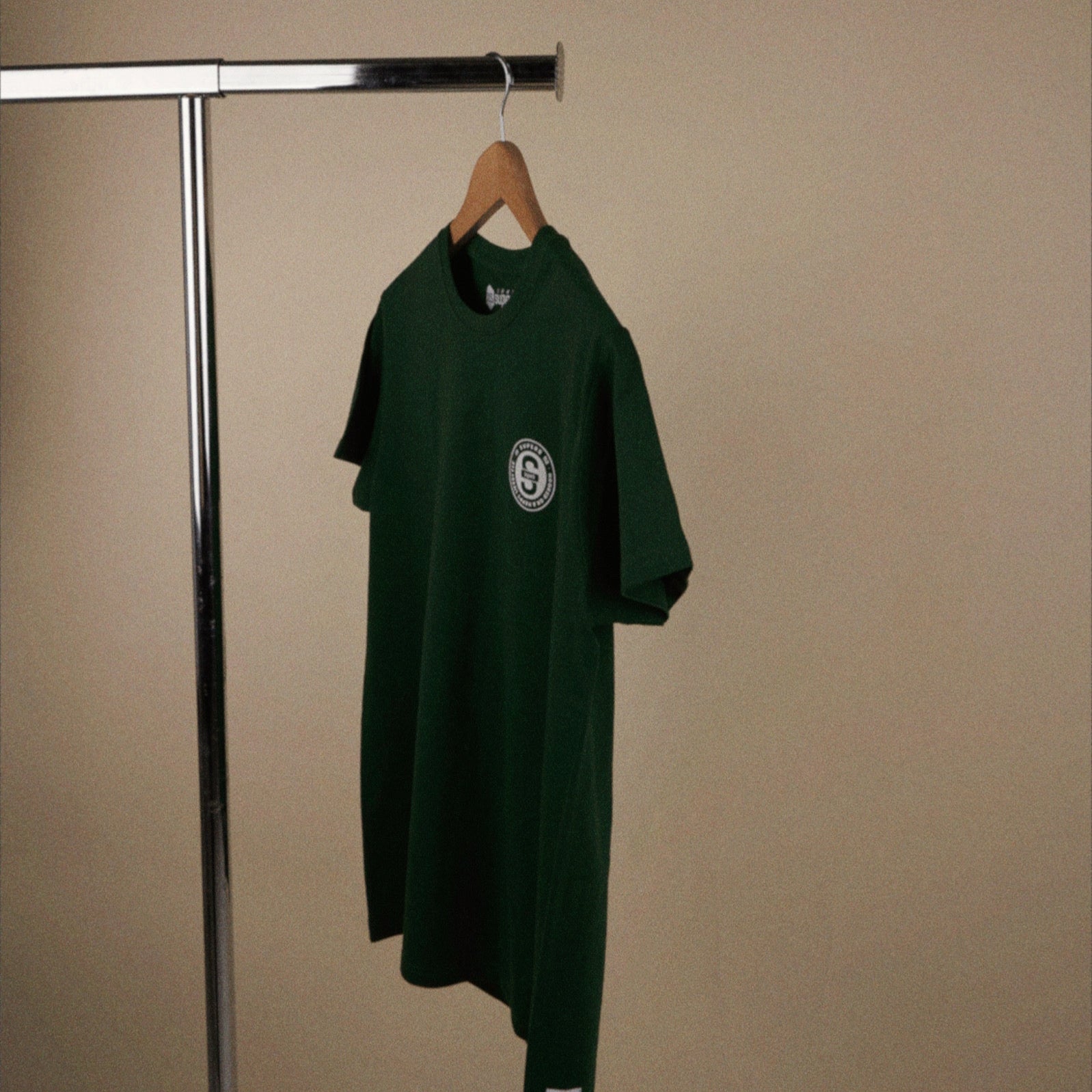 Oversized Green Circle T-Shirt for Women - Soft Cotton Casual Tee for Everyday Wear, Street Style & Lounge Outfits