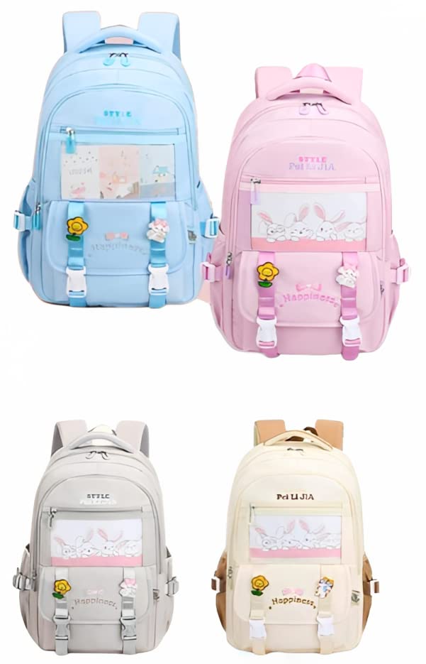 ORGANLY Kids Backpack for School - Lightweight Large Capacity Backpack for Boys & Girls, Travel & Picnic Bag (42x29x18cm) | Perfect for School, College, Day Trips & Outdoor Adventures
