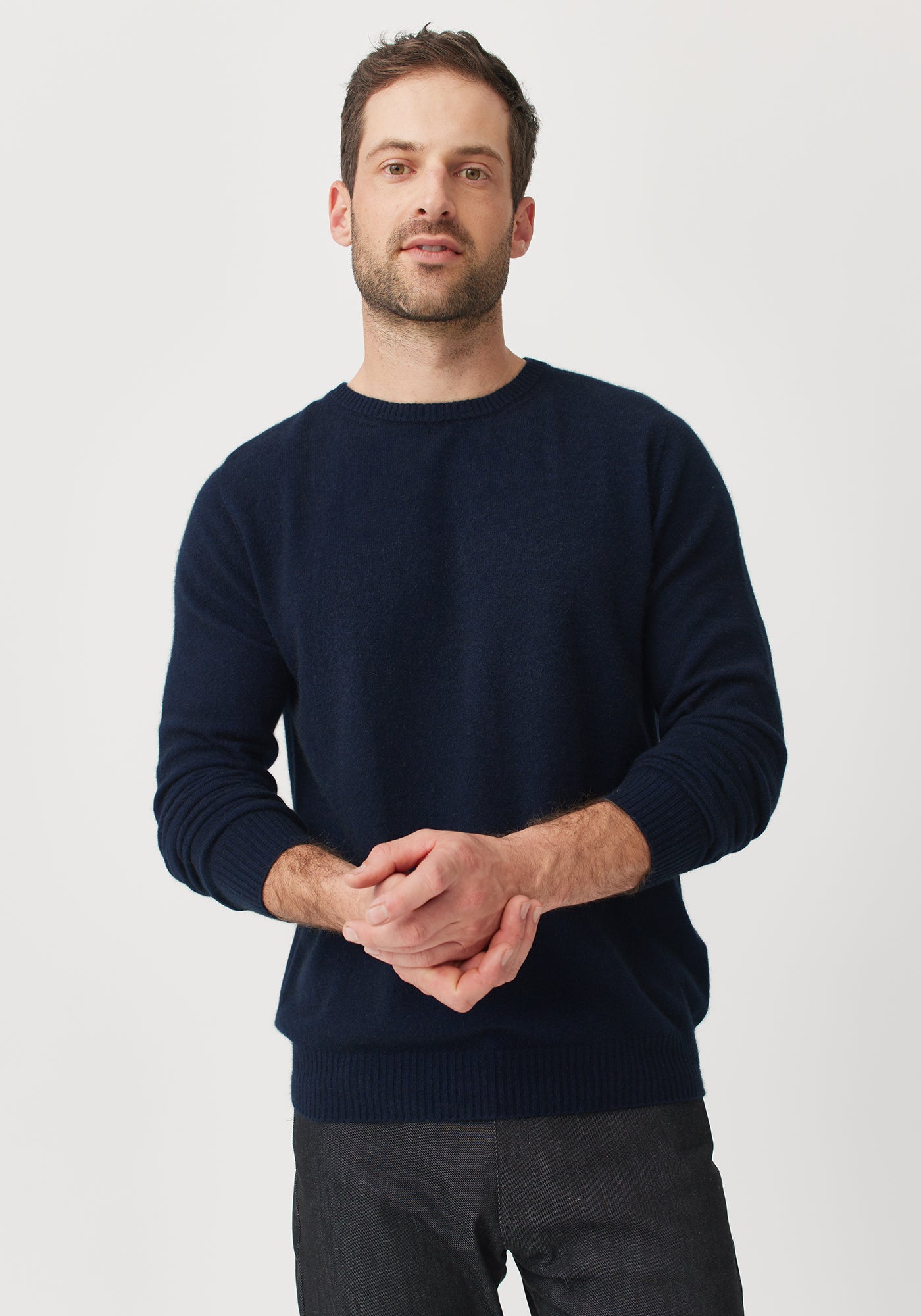 Cassum Crew Neck Sweater for Men & Women | Soft Cotton Knit Pullover | Cozy Casual Wear for Fall & Winter | Perfect for Layering, Outdoors & Everyday Comfort