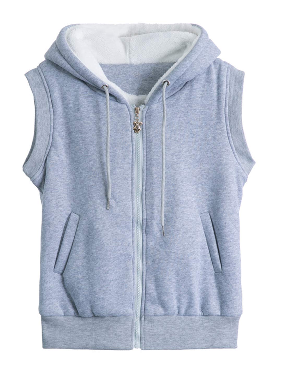 Snoly Women's Winter Fleece Active Vest - Sherpa Lined Jacket Coat with Candy Colors for Hiking, Running & Outdoor Activities