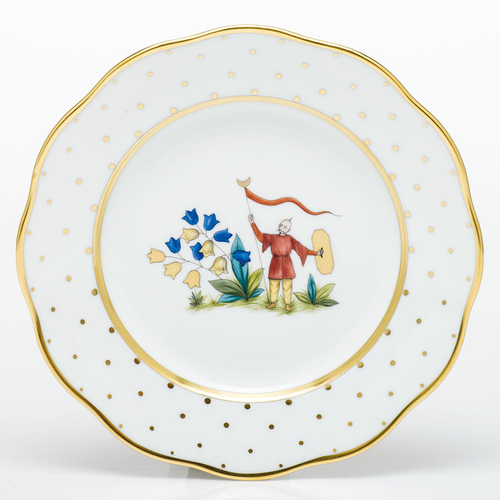 Asian Style Bread and Butter Plate Set - Elegant Ceramic Appetizer Dishes for Dining, Tea Parties & Home Decor (Set of 4)