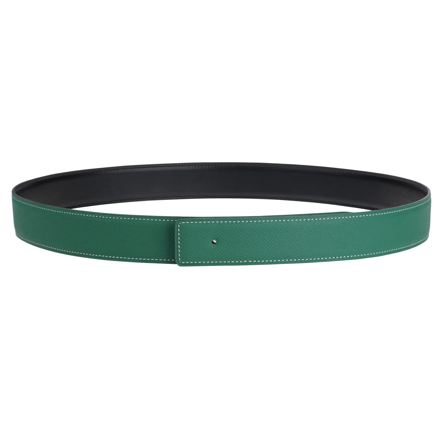 Premium Full Grain Cow Leather Belt Strap - 32mm Wide No Buckle Replacement for Men & Women | Durable & Stylish for Casual, Office & Formal Wear