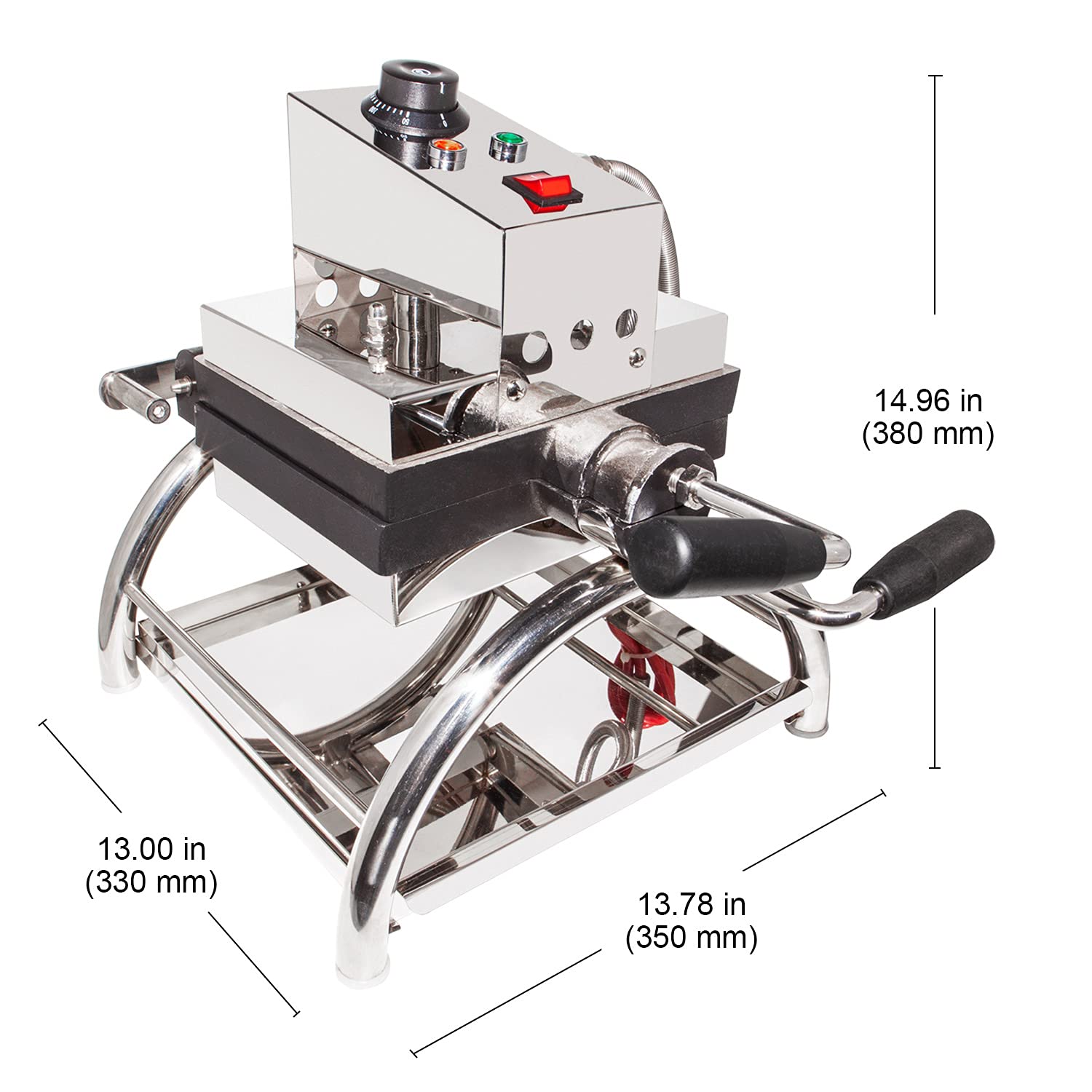 ALDKitchen Belgian Waffle Maker - Rotating Nonstick Waffle Iron for Thick Square Waffles | Perfect for Breakfast, Brunch & Family Gatherings