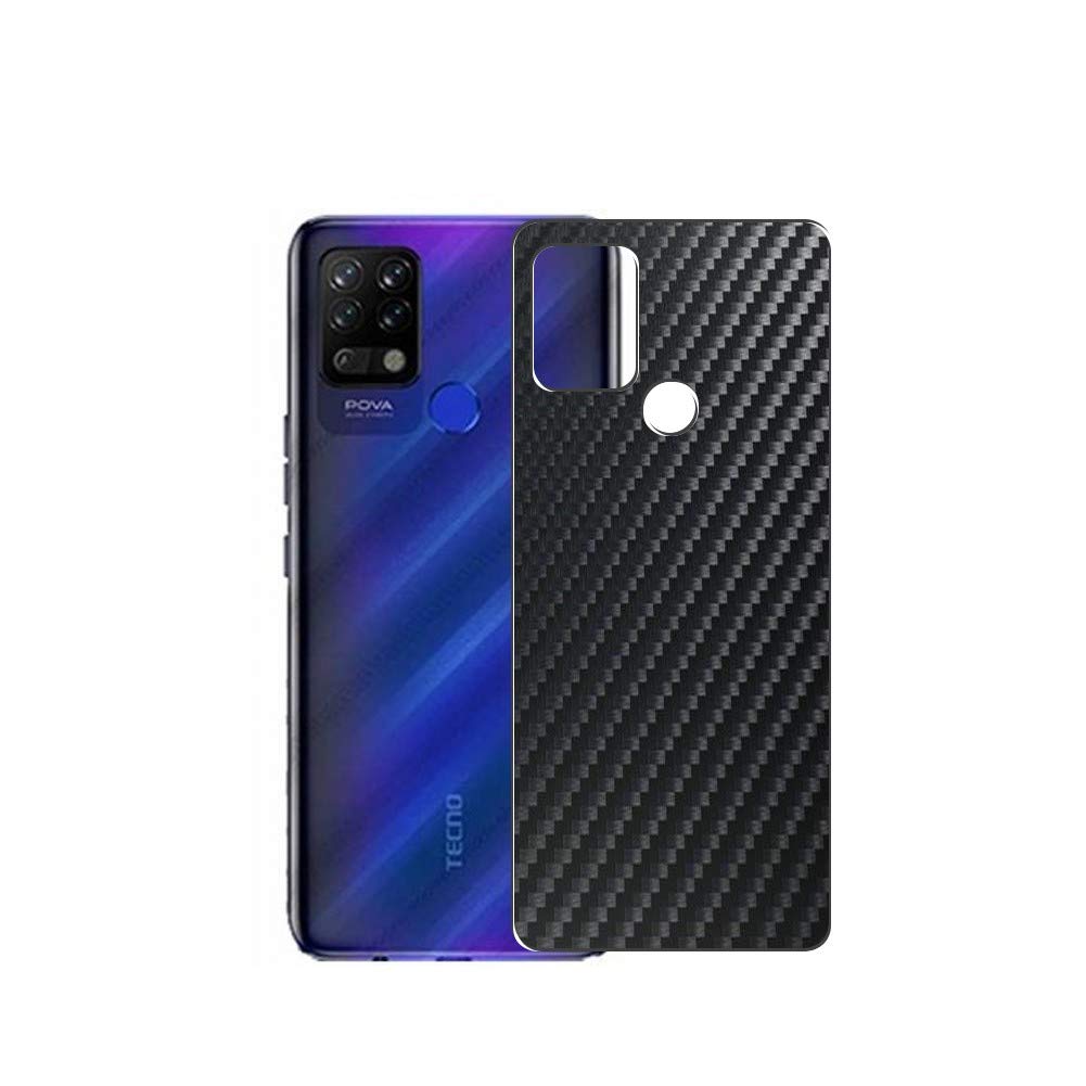2 Pack TECNO POVA Back Screen Protector - Premium Carbon TPU Film Guard (Not Tempered Glass) - Scratch-Resistant Protection for Phone Back Cover - Perfect for Outdoor Activities & Daily Use