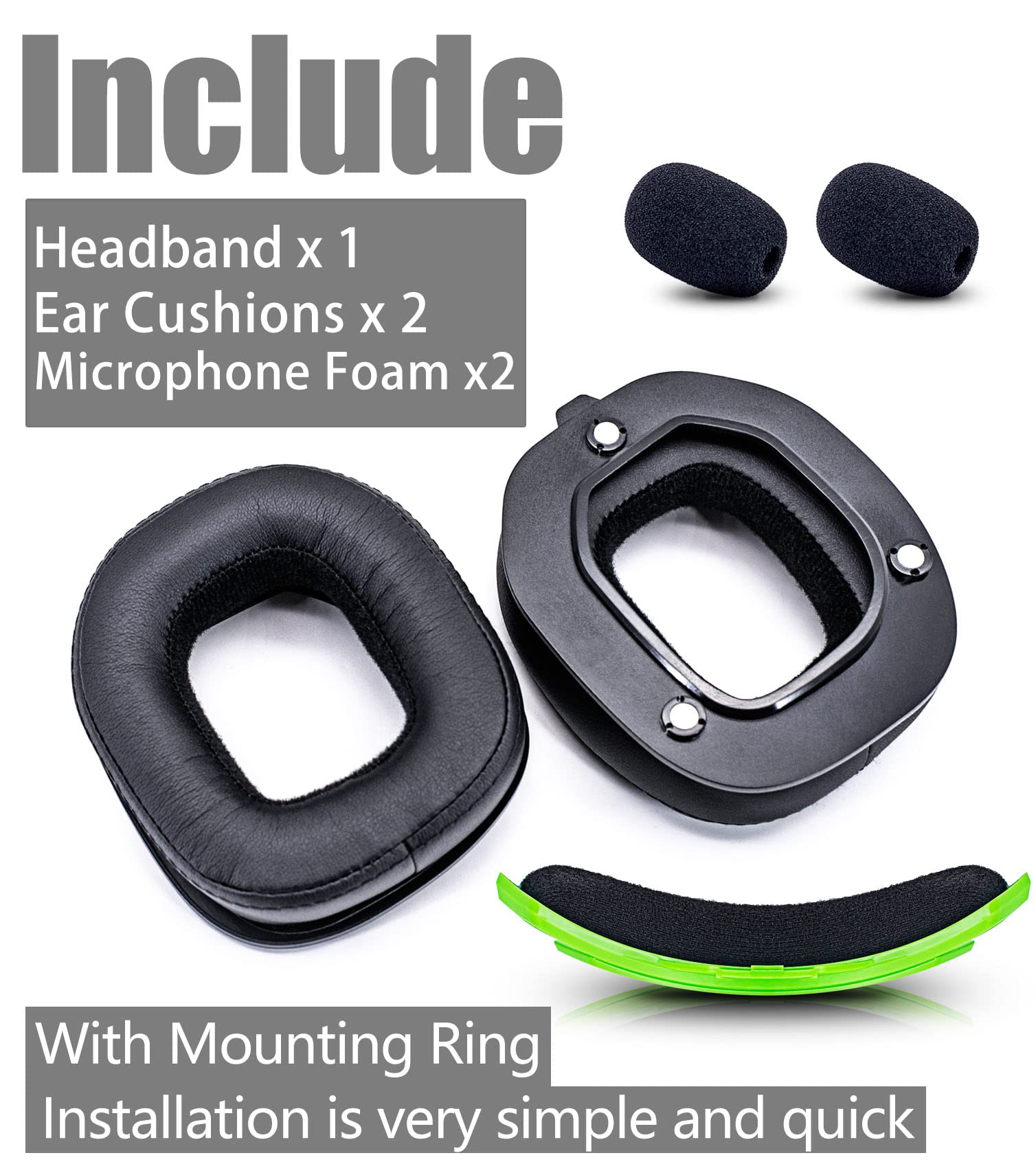 Replacement Ear Pads for Astro A50 GEN 3 Headset - Premium Mod Kit (Not Compatible with A50 Gen 4) | Comfortable Gaming Headphone Cushions for Long Sessions | Perfect for PC, PS4, Xbox Gaming Setup