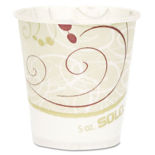 Solo Cup R53SYMCT 5 oz Waxed Paper Water Cups - 30 Bags (100 Cups per Bag) - Perfect for Parties, Picnics & Office Use