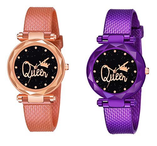 Rose Gold and Purple