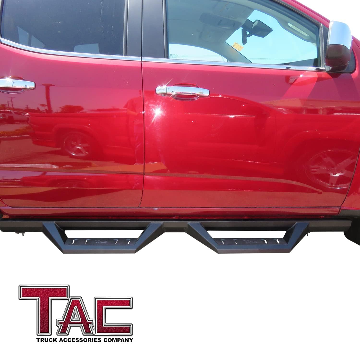TAC Sidewinder Running Boards for 2015-2025 Chevy Colorado & GMC Canyon Crew Cab - 4