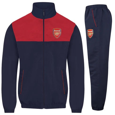 Official Arsenal FC Men's Tracksuit - Premium Football Training Suit for Fans & Players - Perfect for Match Day, Gym Workouts & Casual Wear
