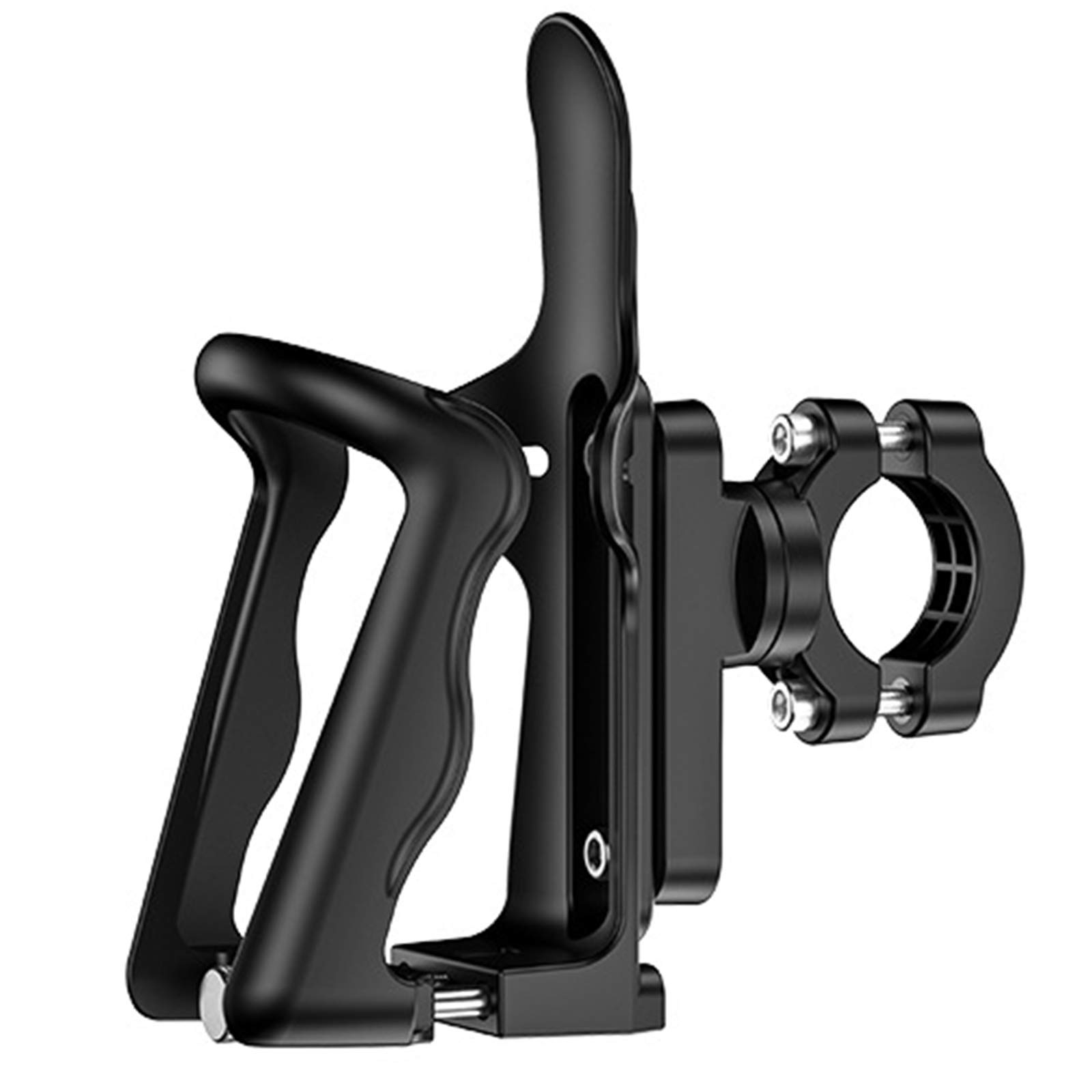 Adjustable Bike Water Bottle Holder - 360° Rotatable Cup Mount for Motorcycle & Bicycle Handlebars - Universal Nylon Cage Fits 2-2.7