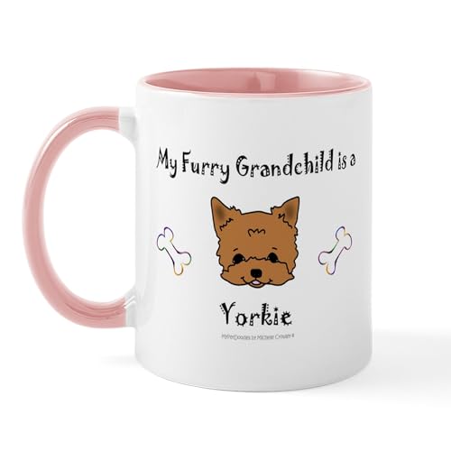 White/Pink Inside - Yorkie Gifts Mug