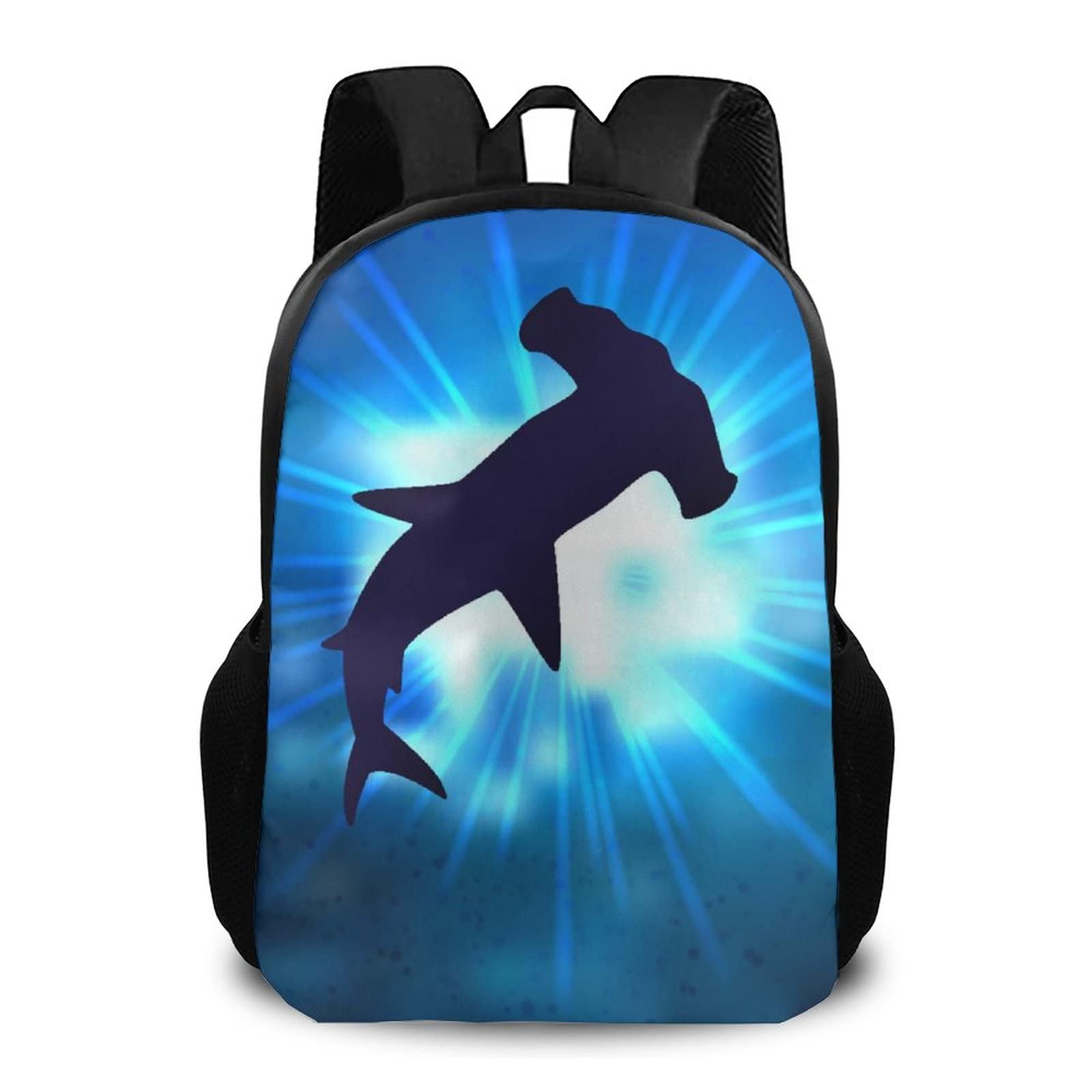 Funny Hammerhead Shark Backpack for Teens - Anti-Theft Laptop Bookbag for Middle & High School Students, Travel Rucksack for Hiking, Camping & Picnic | Perfect for School, Outdoor Adventures & Daily Use
