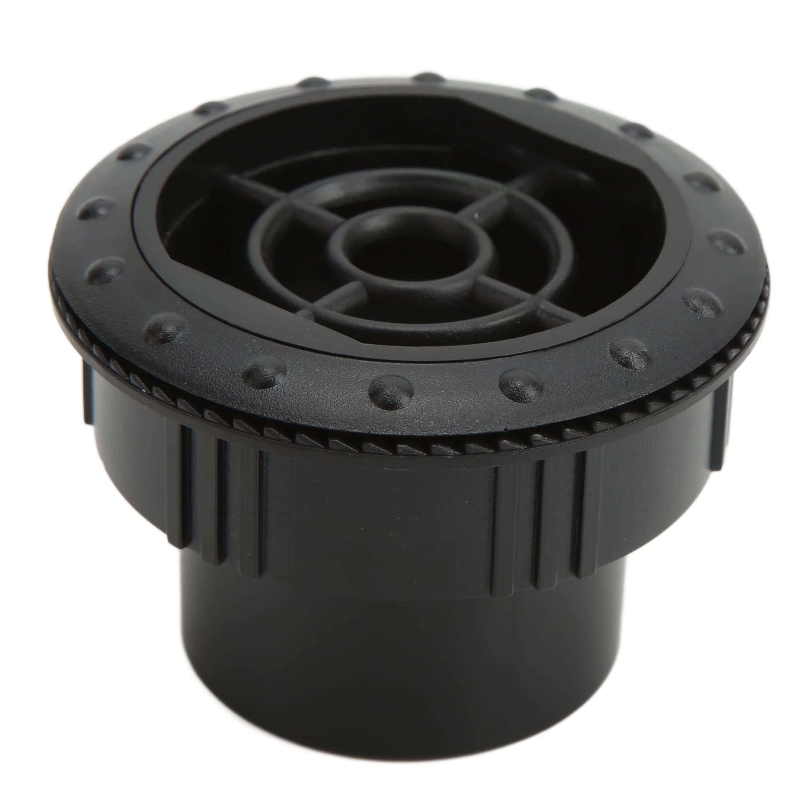 Universal Black Round Air Conditioning Vent Deflector for RV, Boat, Bus, Car - Adjustable Dashboard & Roof AC Vent for Better Airflow Control