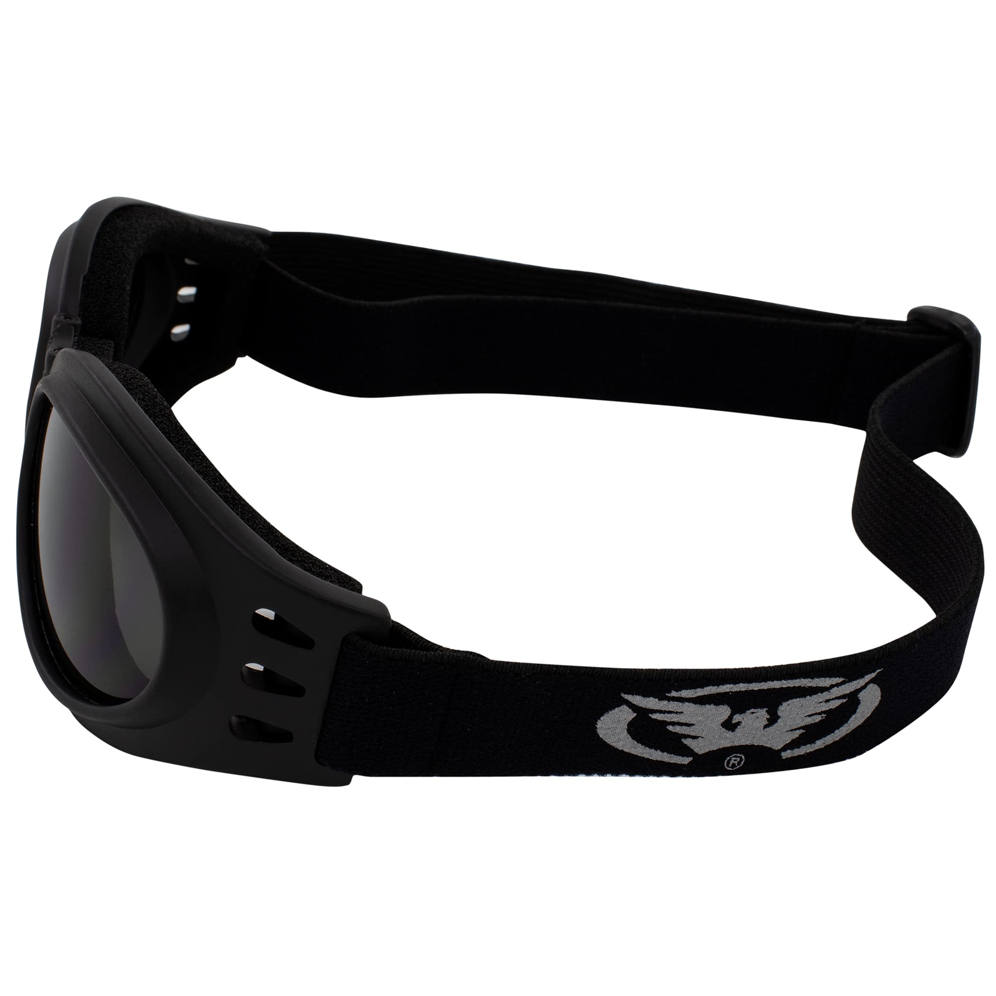 Global Vision 3 Foldable Motorcycle Goggles - Clear, Smoked & Yellow Mirrored Lenses for Burning Man Festival | UV Protection, Windproof Riding Glasses for Motorcycle, ATV, Snowmobile & Outdoor Adventures