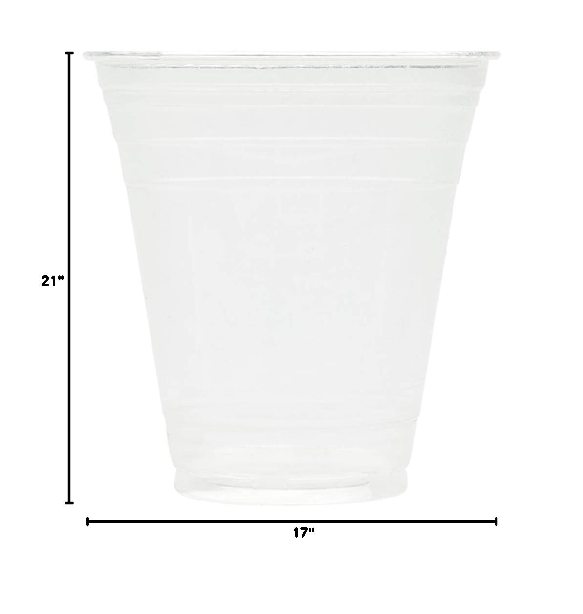 Karat Earth KE-KC12 12 oz Clear PLA Compostable Cups (Case of 1000) - Eco-Friendly Disposable Cups for Parties, Events, and Restaurants