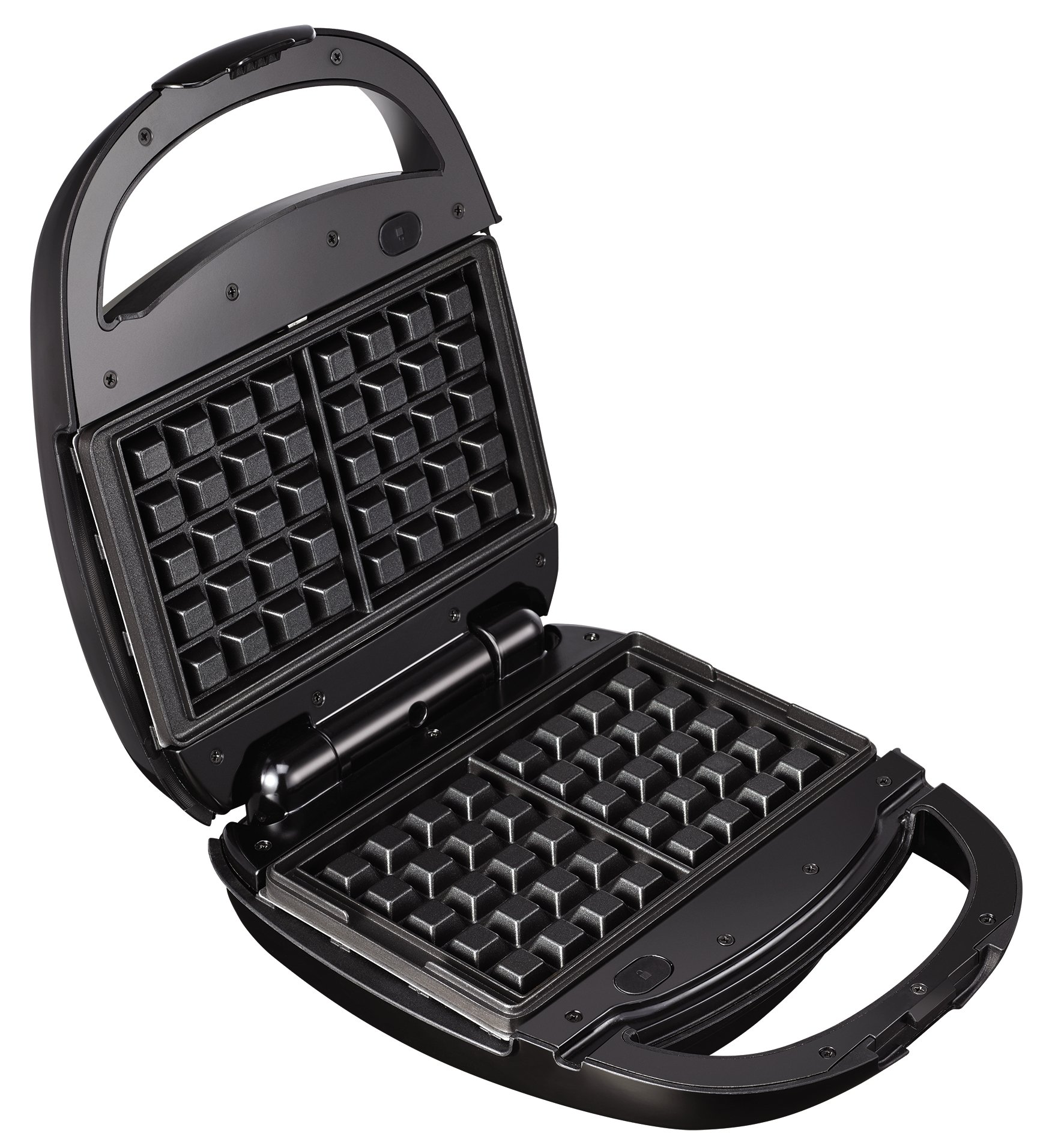 Tefal SW341B All-In-One Waffle & Sandwich Maker with 2 Dish Sets, 700W, Grey/Black - Perfect for Breakfast, Snacks & Quick Meals