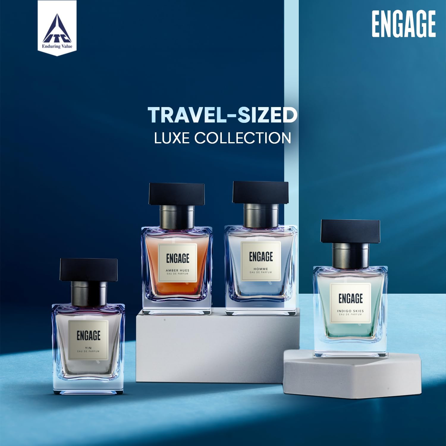 Premium Men's Perfume Gift Set - 100ml Long Lasting Eau De Parfum & 4x25ml Travel Size Fragrances | Luxury Cologne for Him | Perfect for Birthdays, Anniversaries & Business Gifts