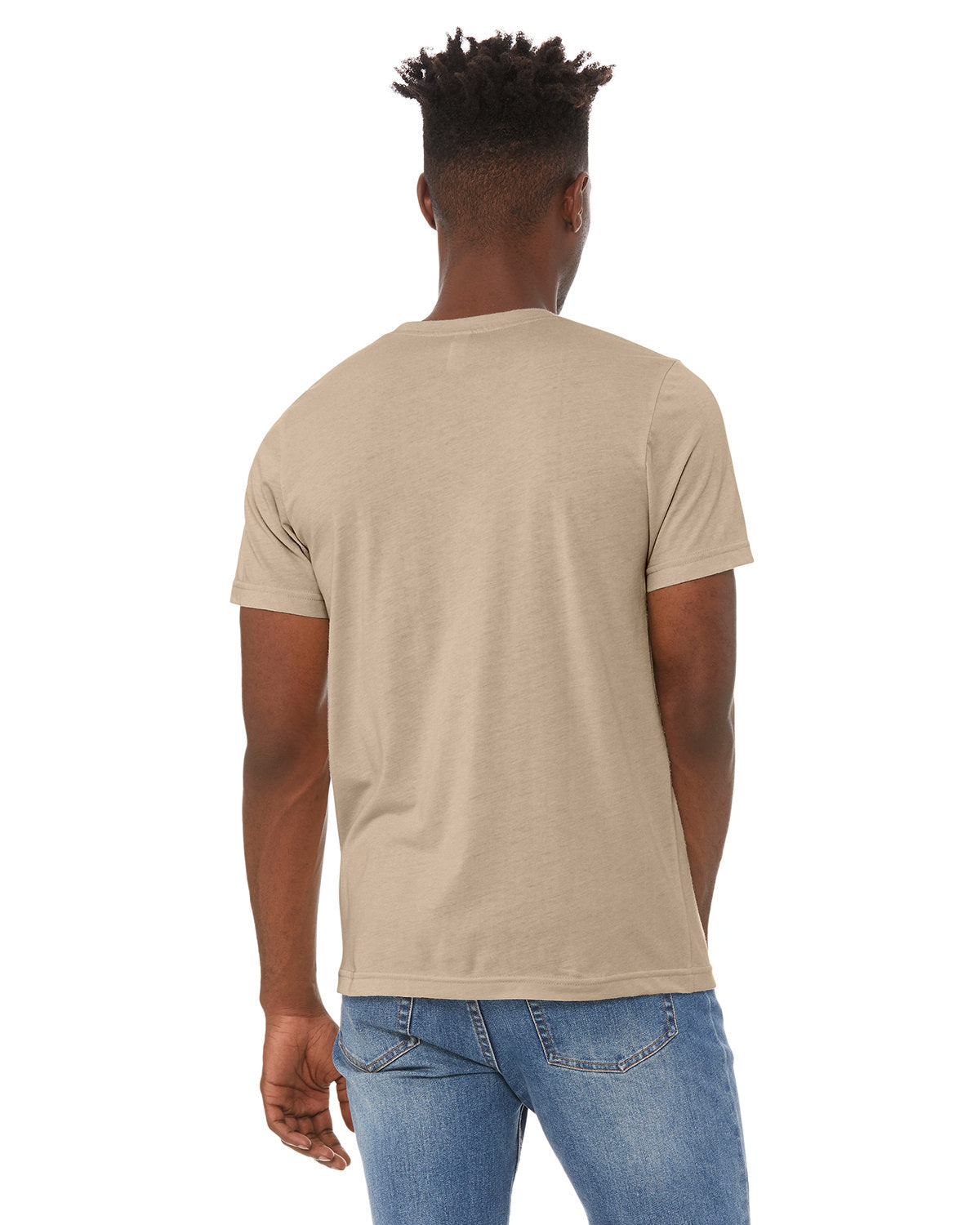 Bella + Canvas 3001CVC Unisex Heather CVC Crew Neck T-Shirt - Soft Cotton Blend Tee for Men & Women - Perfect for Casual Wear, Gym, and Everyday Outfits