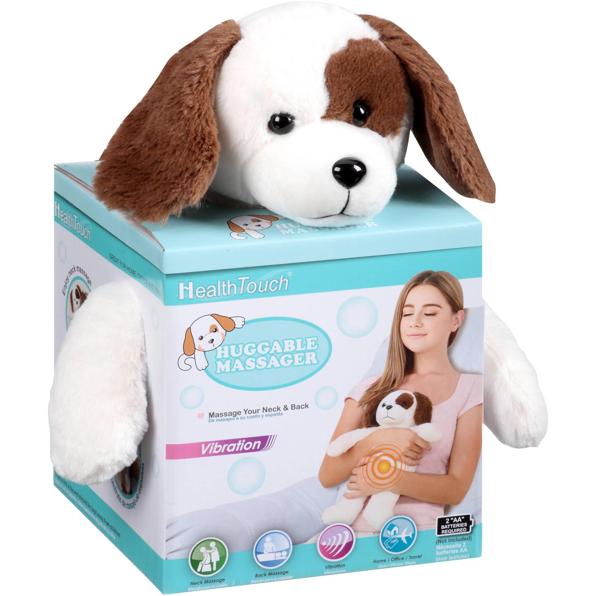Dog Huggable Massager - Pet Anxiety Relief & Stress Reduction for Dogs | Perfect for Calming Nervous Pets During Travel, Storms, or Separation