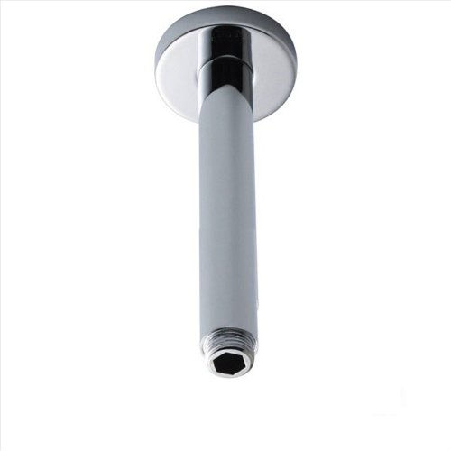 16 Inch Round Rainfall LED Shower Head with Stainless Steel Finish - Ceiling Mount Shower System with Included Shower Arm - Perfect for Modern Bathrooms & Spa-Like Shower Experience