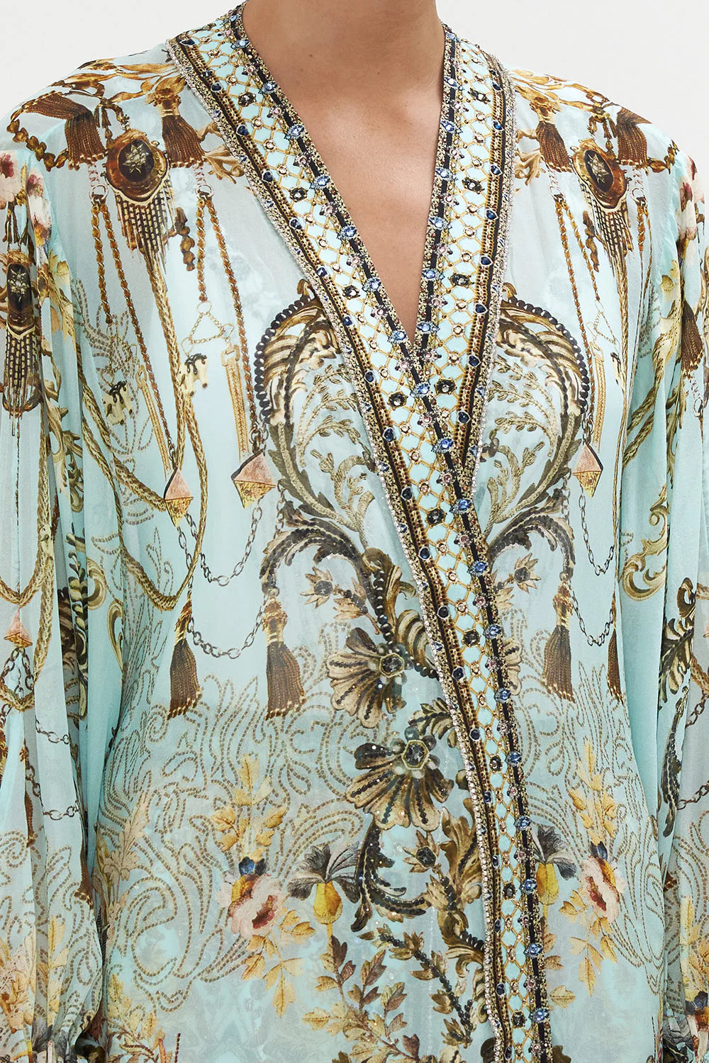 Stylish Blouson Sleeve Kimono Cardigan - Elegant Japanese Inspired Cover Up for Women | Perfect for Beach, Yoga & Summer Outfits