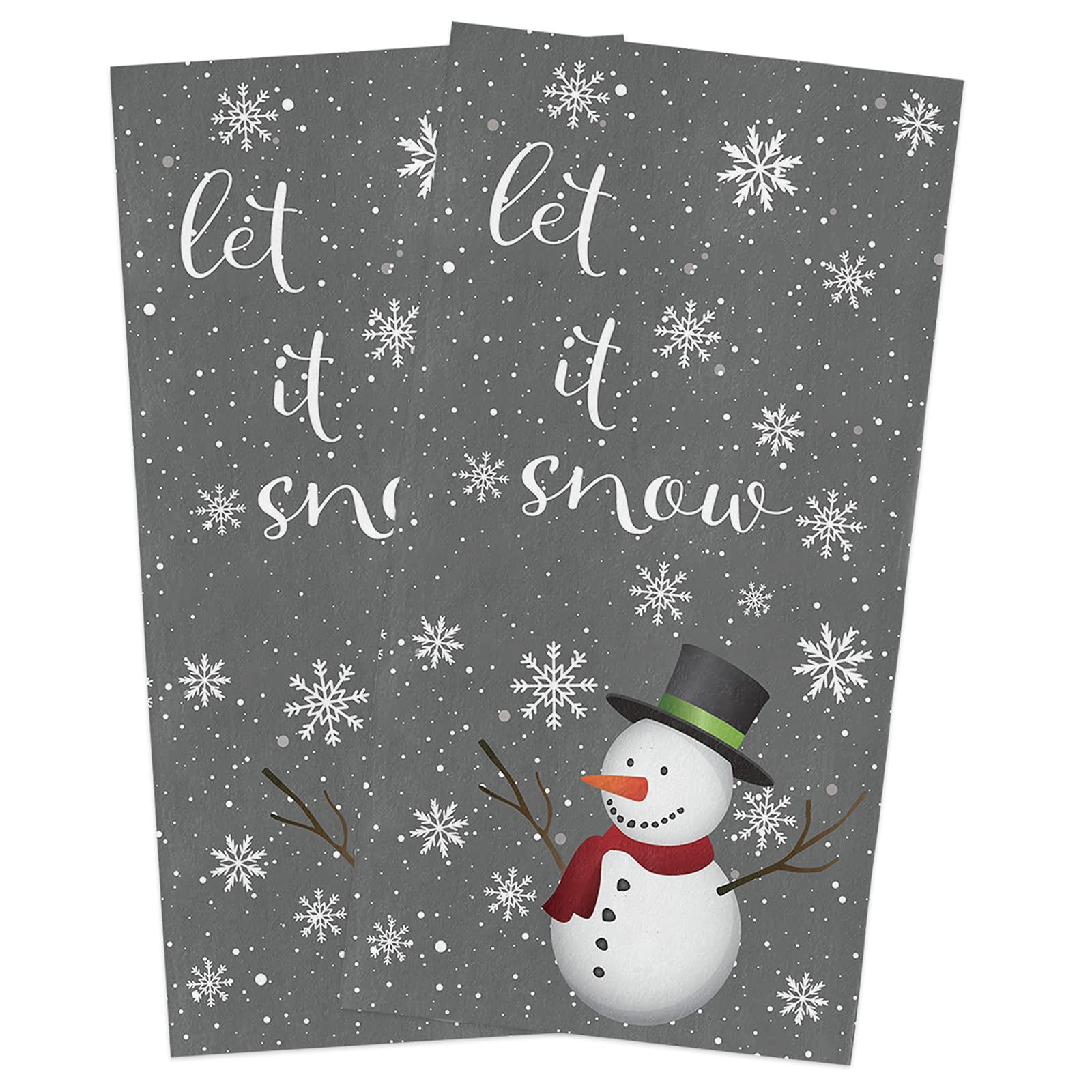 The Magic of Christmas Cleaning with Snowman Towels