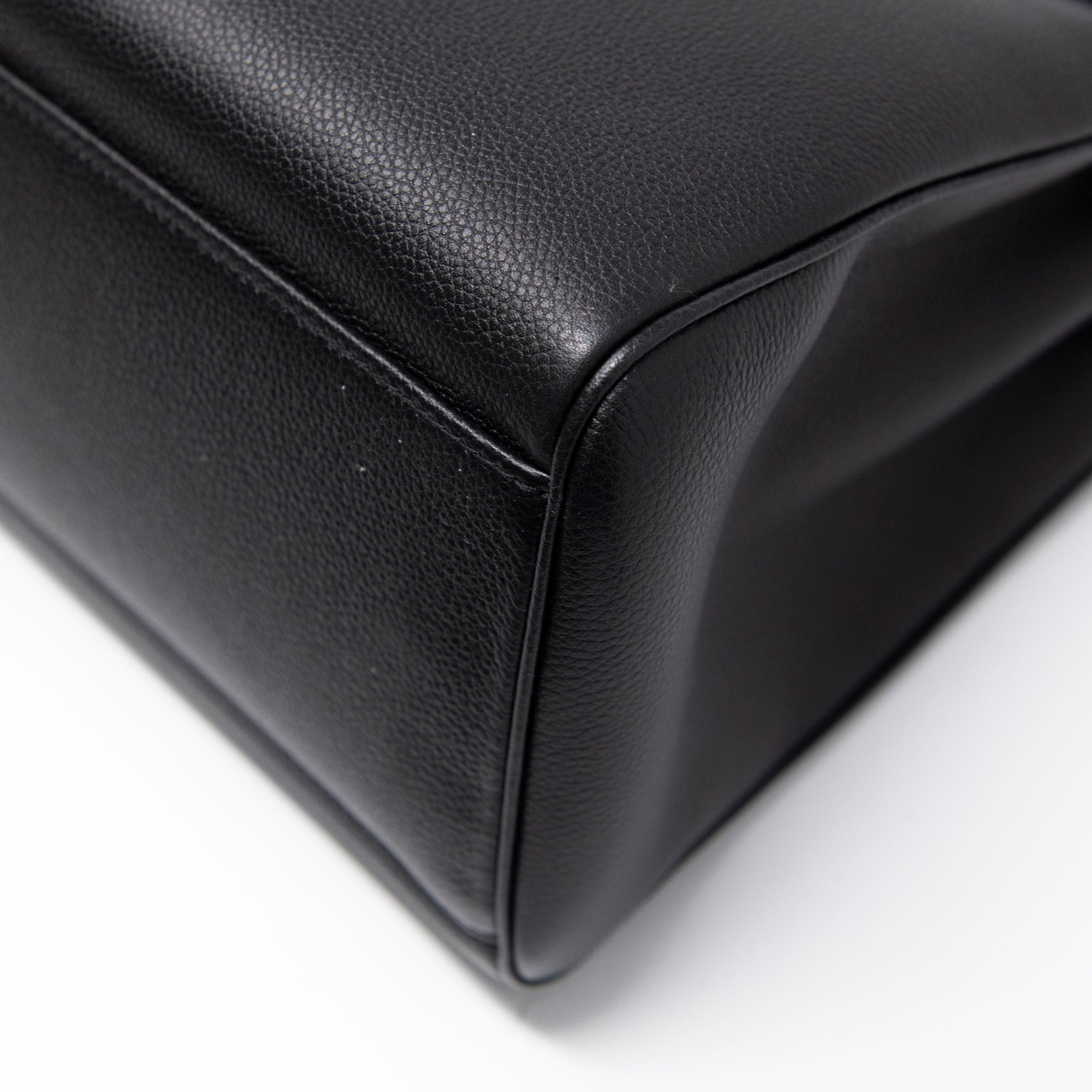 Celine Black Medium Soft 16 Leather Shoulder Bag - Luxury Handbag for Women, Perfect for Work, Travel & Everyday Use