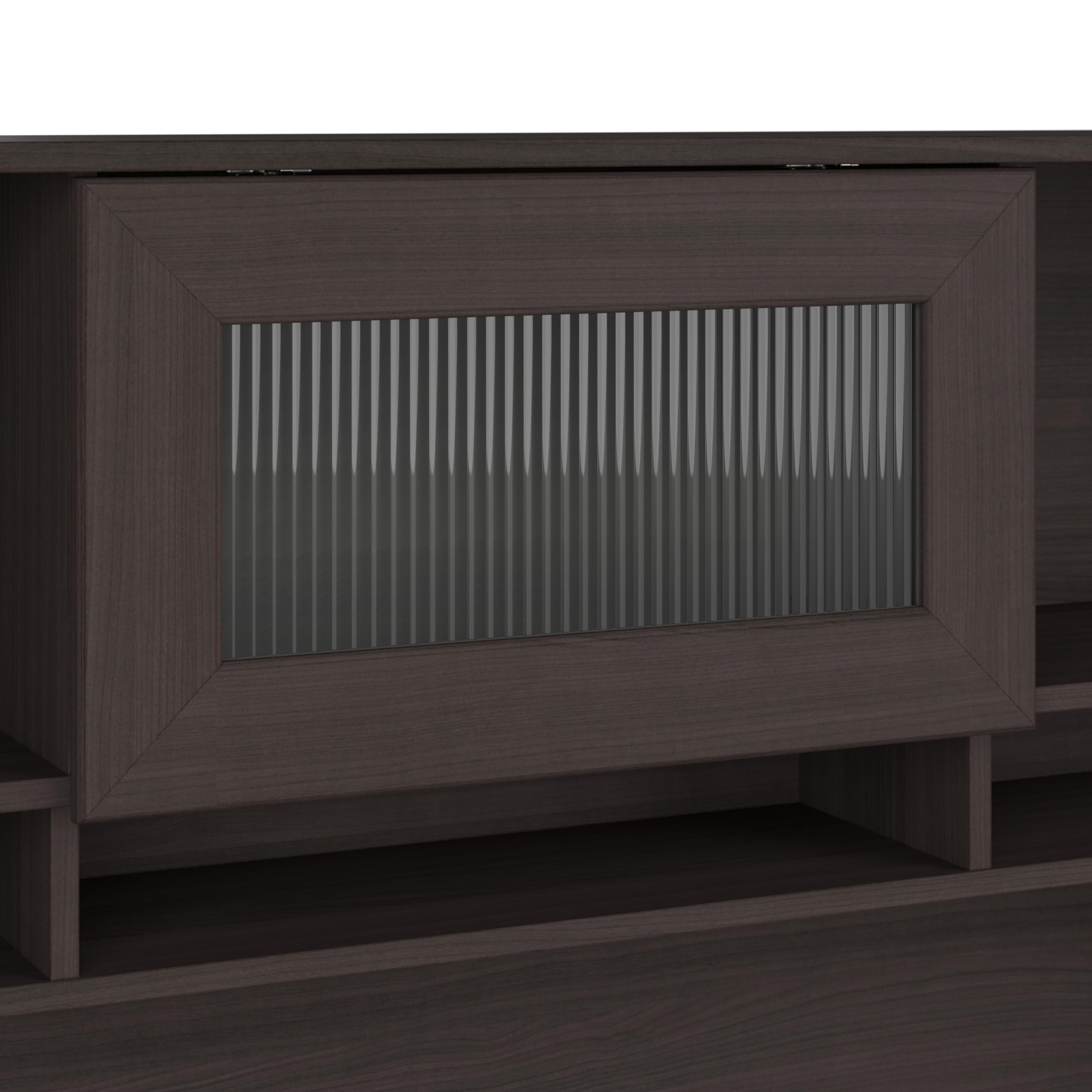 Bush Furniture Cabot L-Shaped Desk with Hutch - 60W Corner Computer Desk with Storage for Home Office in Heather Gray | Perfect for Small Spaces & Home Office Organization