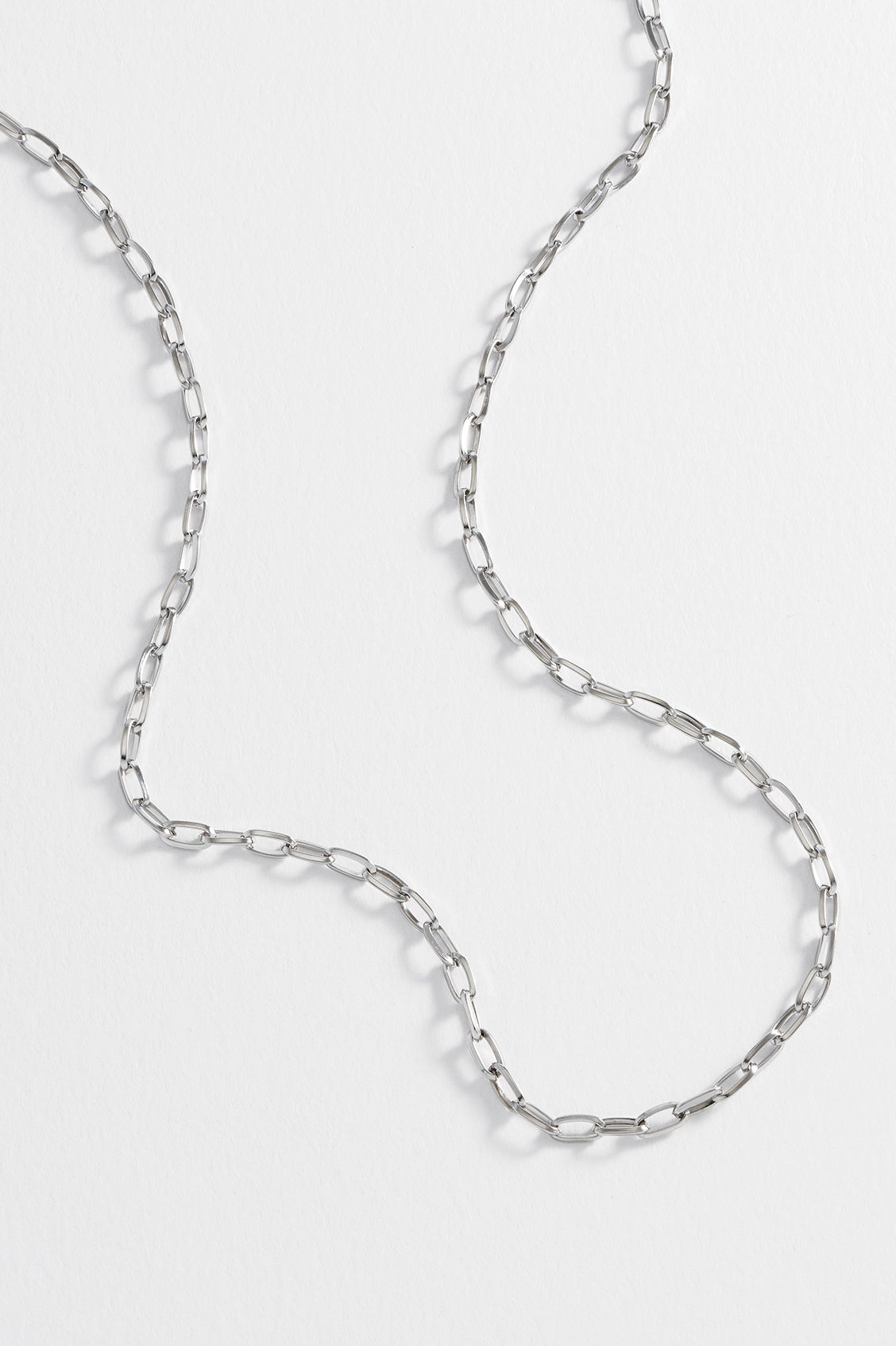 Men's Stainless Steel Paperclip Chain Necklace - Durable & Hypoallergenic for Everyday Wear - Perfect for Casual, Office & Date Night Outfits