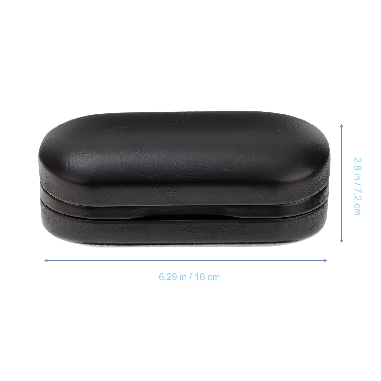 Healifty PU Leather Eyeglasses Case - Protective Sunglasses Organizer Box for Glasses & Spectacles Display | Perfect for Travel, Home, Office Storage