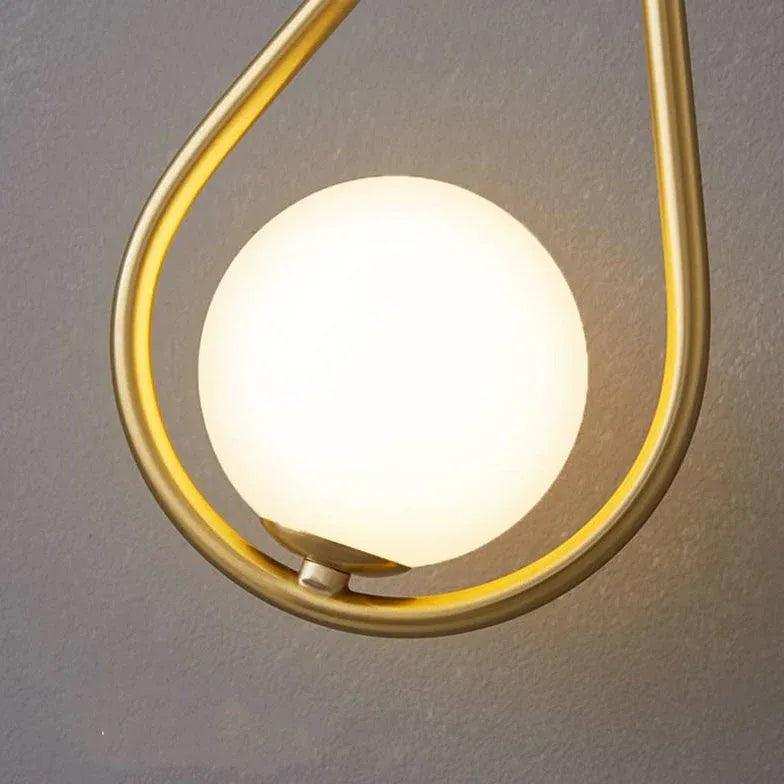 Minimalist Teardrop Wall Lights - Modern LED Sconce Lighting for Bedroom, Living Room & Hallway - Energy Efficient Indoor Wall Lamp for Home Decor